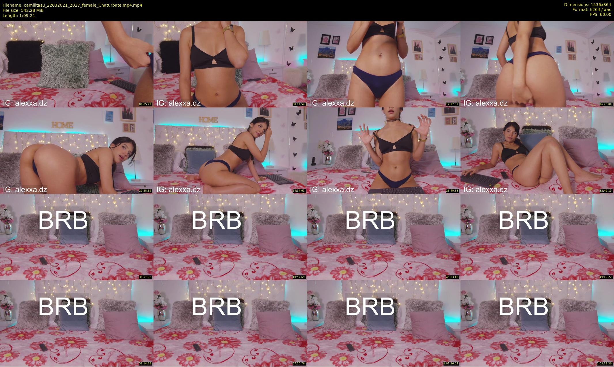 camilitasu — 70 minute Chaturbate female cam show recording, 720p, Mar 22, 2021