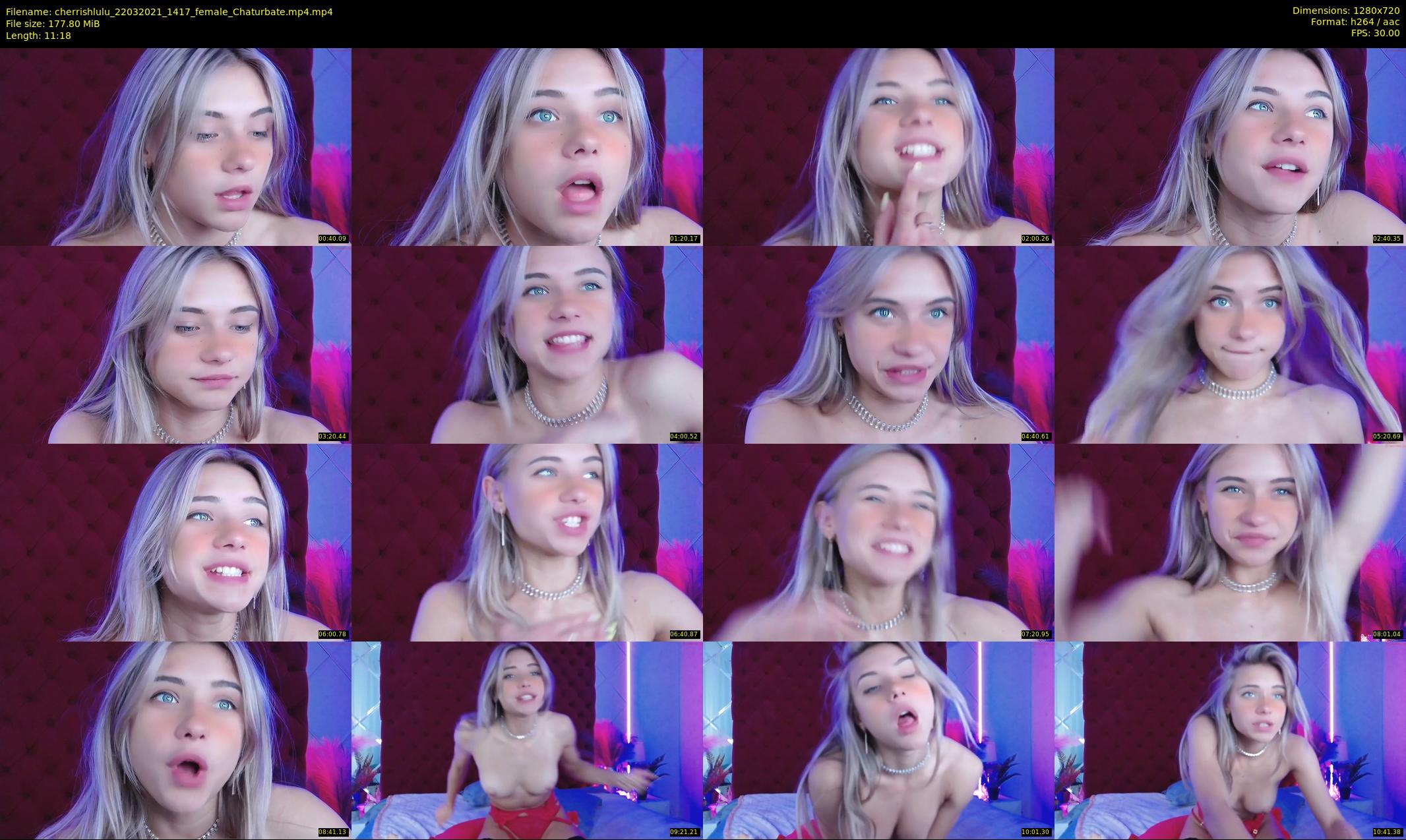 cherrishlulu — 12 minute Chaturbate female cam show recording, 720p, Mar 22, 2021