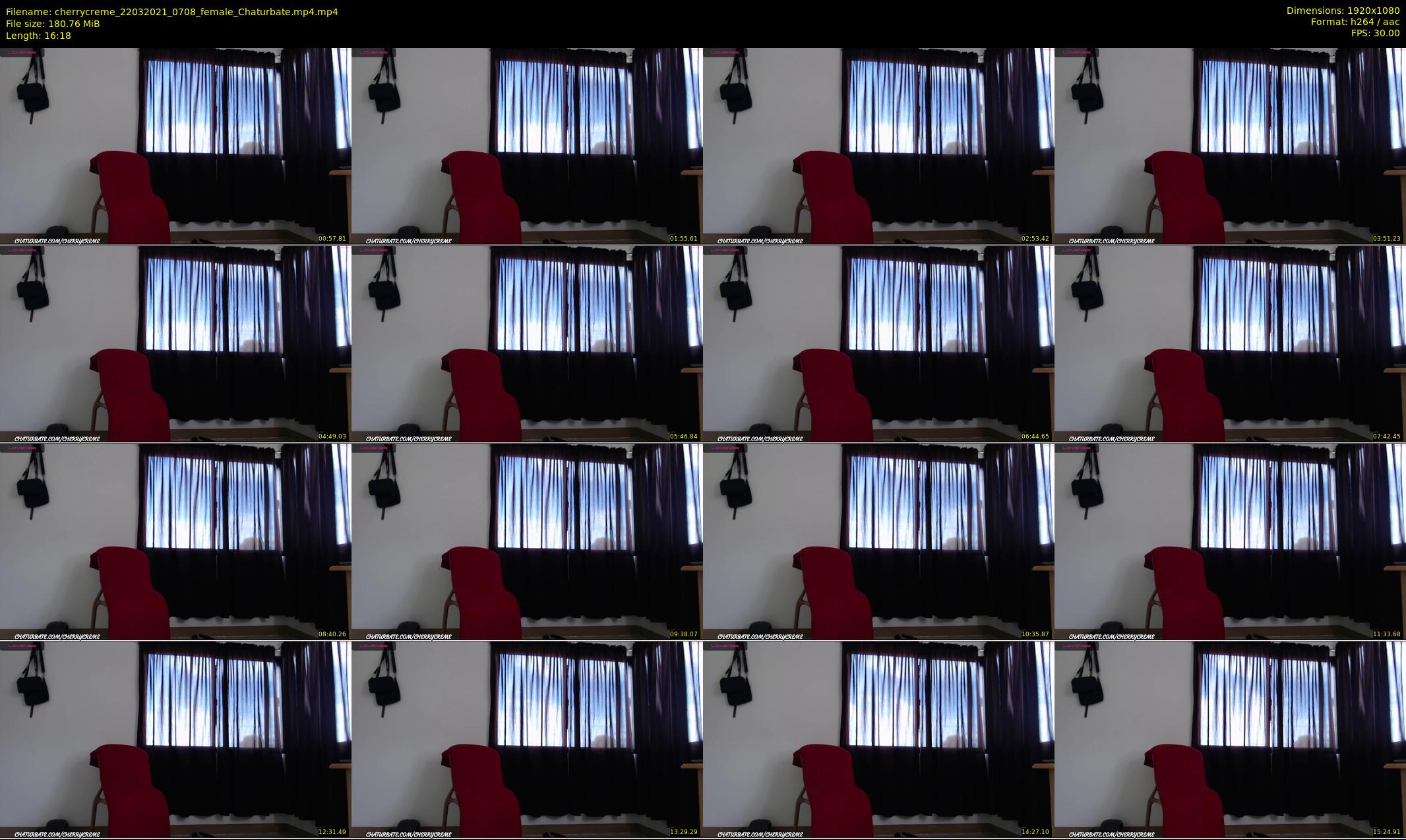 cherrycreme — 17 minute Chaturbate female cam show recording, 1080p, Mar 22, 2021