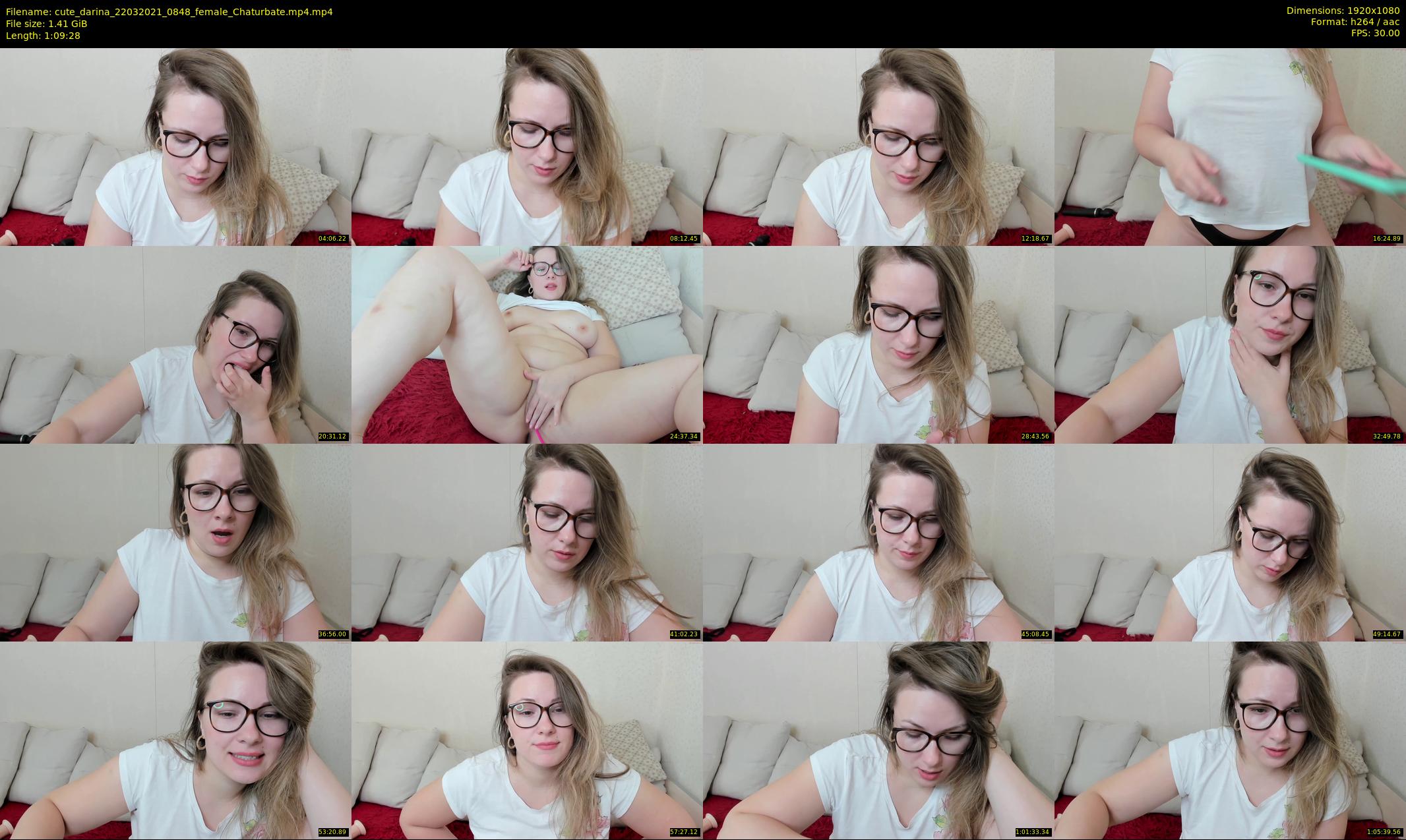 cute_darina — 70 minute Chaturbate female cam show recording, 1080p, Mar 22, 2021