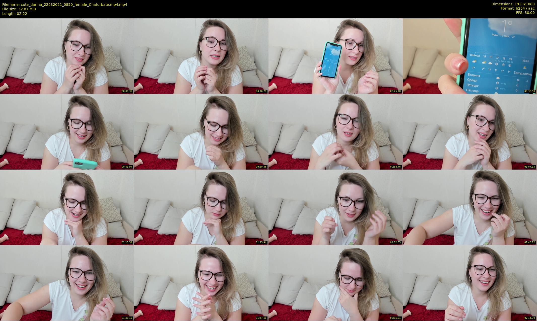 cute_darina — 3 minute Chaturbate female cam show recording, 1080p, Mar 22, 2021