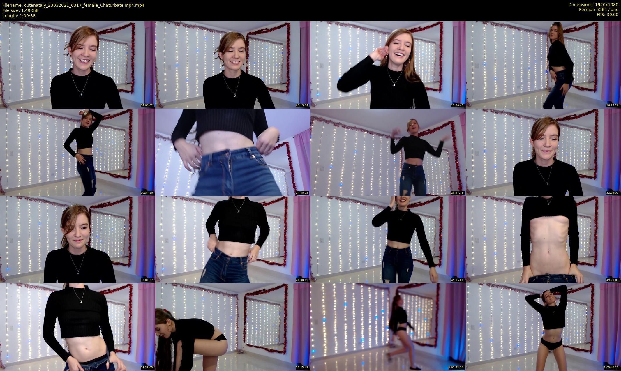 cutenataly — 70 minute Chaturbate female cam show recording, 1080p, Mar 23, 2021