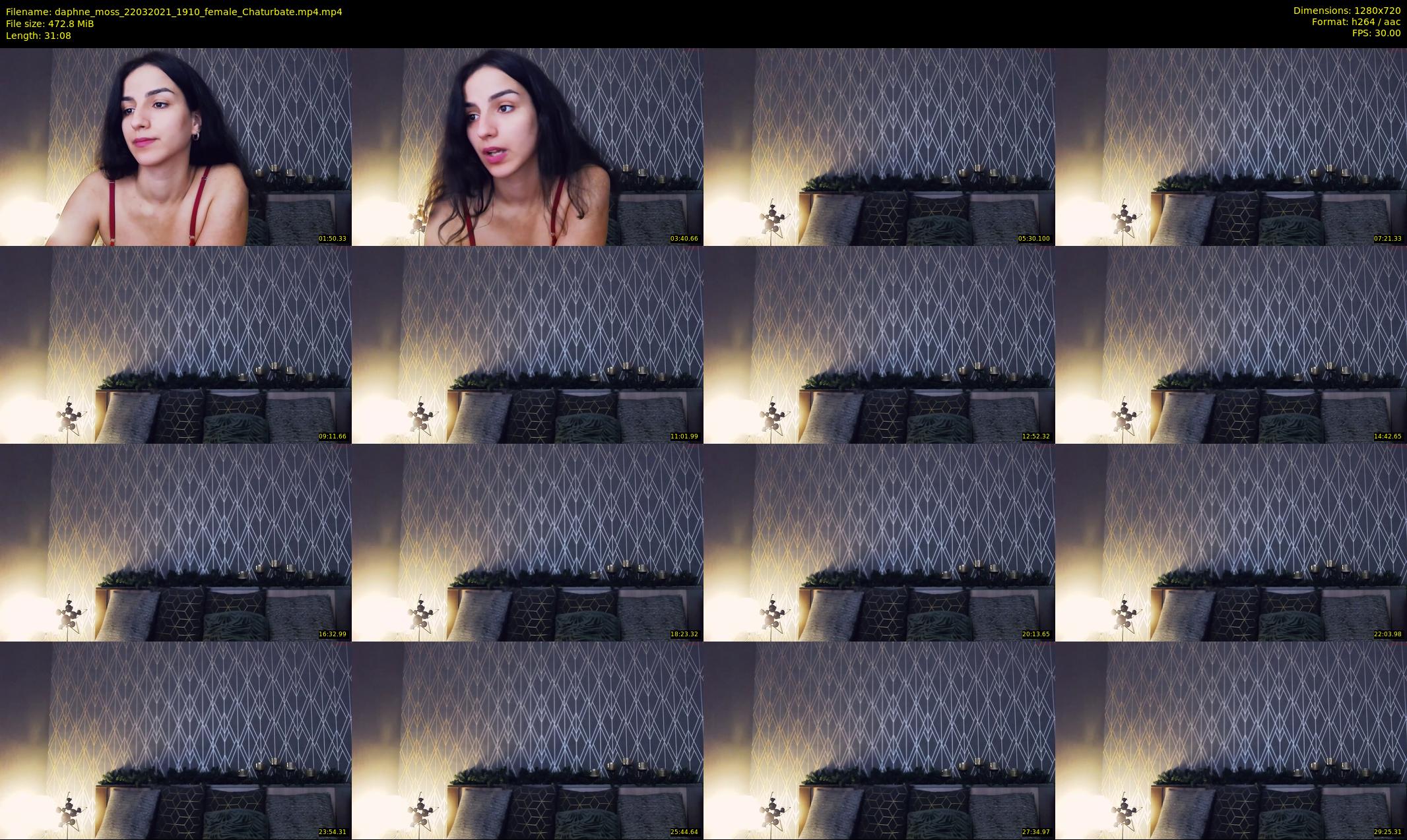 daphne_moss — 32 minute Chaturbate female cam show recording, 720p, Mar 22, 2021