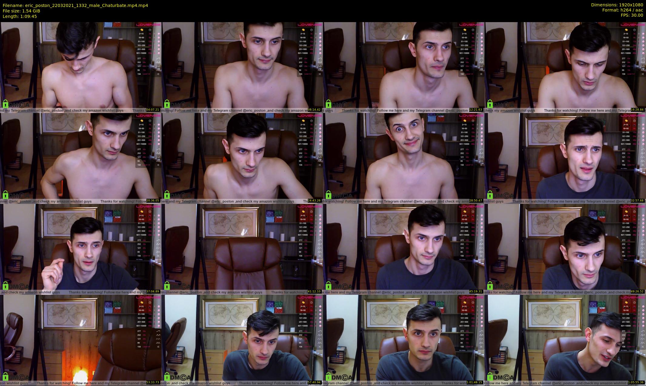 eric_poston — 70 minute Chaturbate male cam show recording, 1080p, Mar 22, 2021