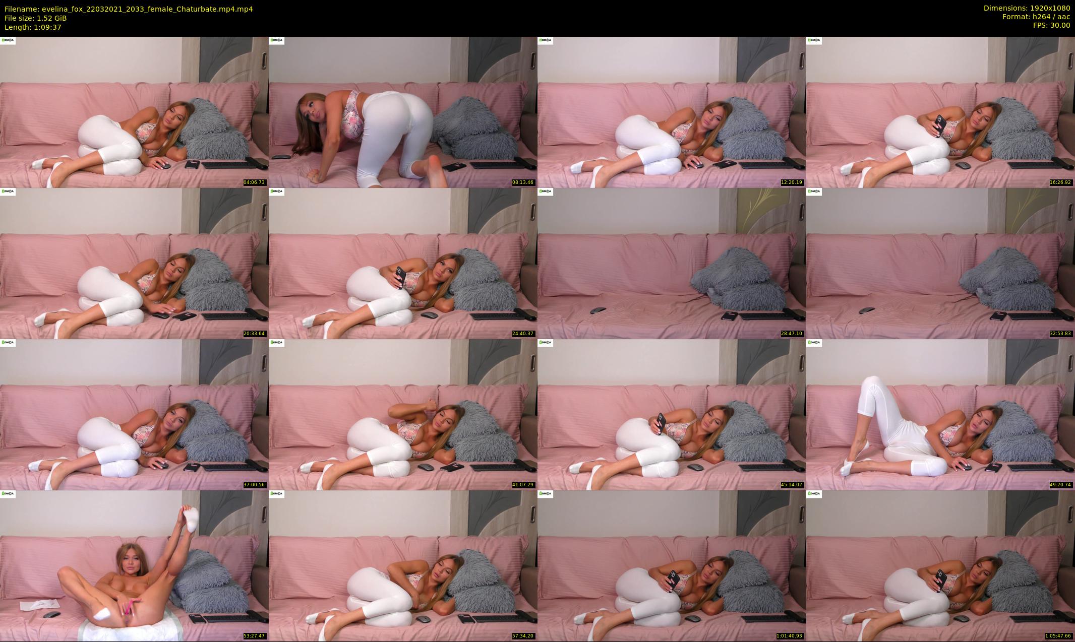 evelina_fox — 70 minute Chaturbate female cam show recording, 1080p, Mar 22, 2021