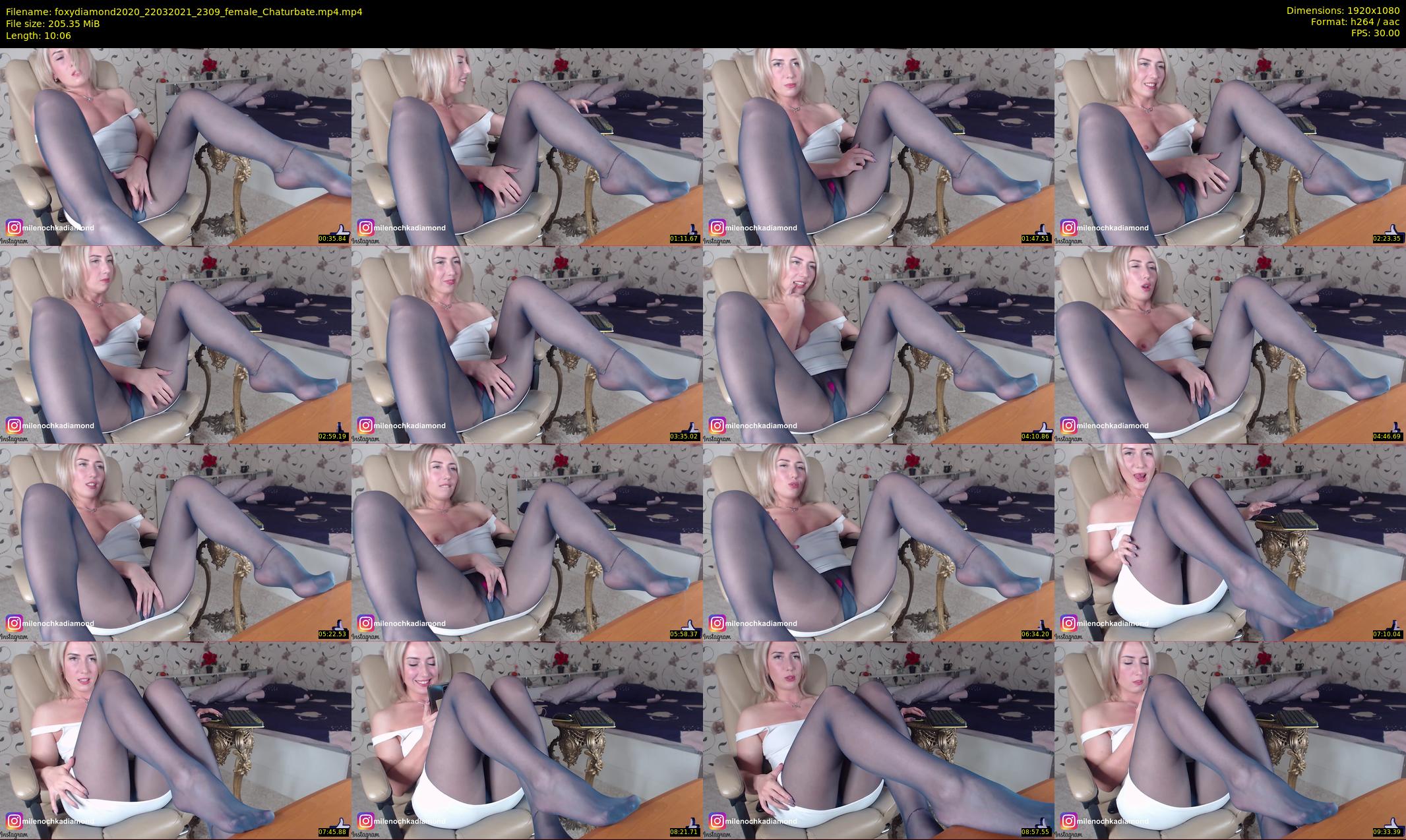 foxydiamond2020 — 11 minute Chaturbate female cam show recording, 1080p, Mar 22, 2021