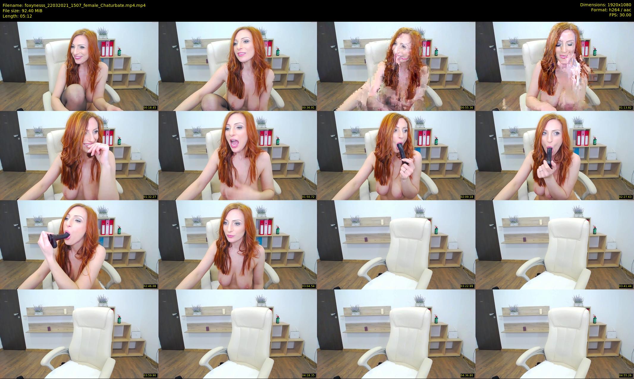 foxynesss — 6 minute Chaturbate female cam show recording, 1080p, Mar 22, 2021