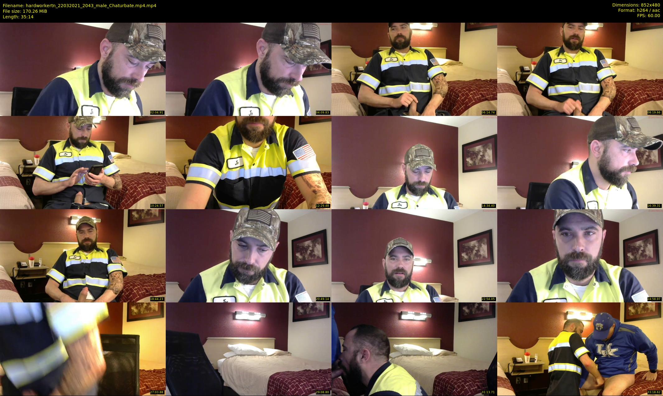 hardworkertn — 36 minute Chaturbate male cam show recording, 480p, Mar 22, 2021