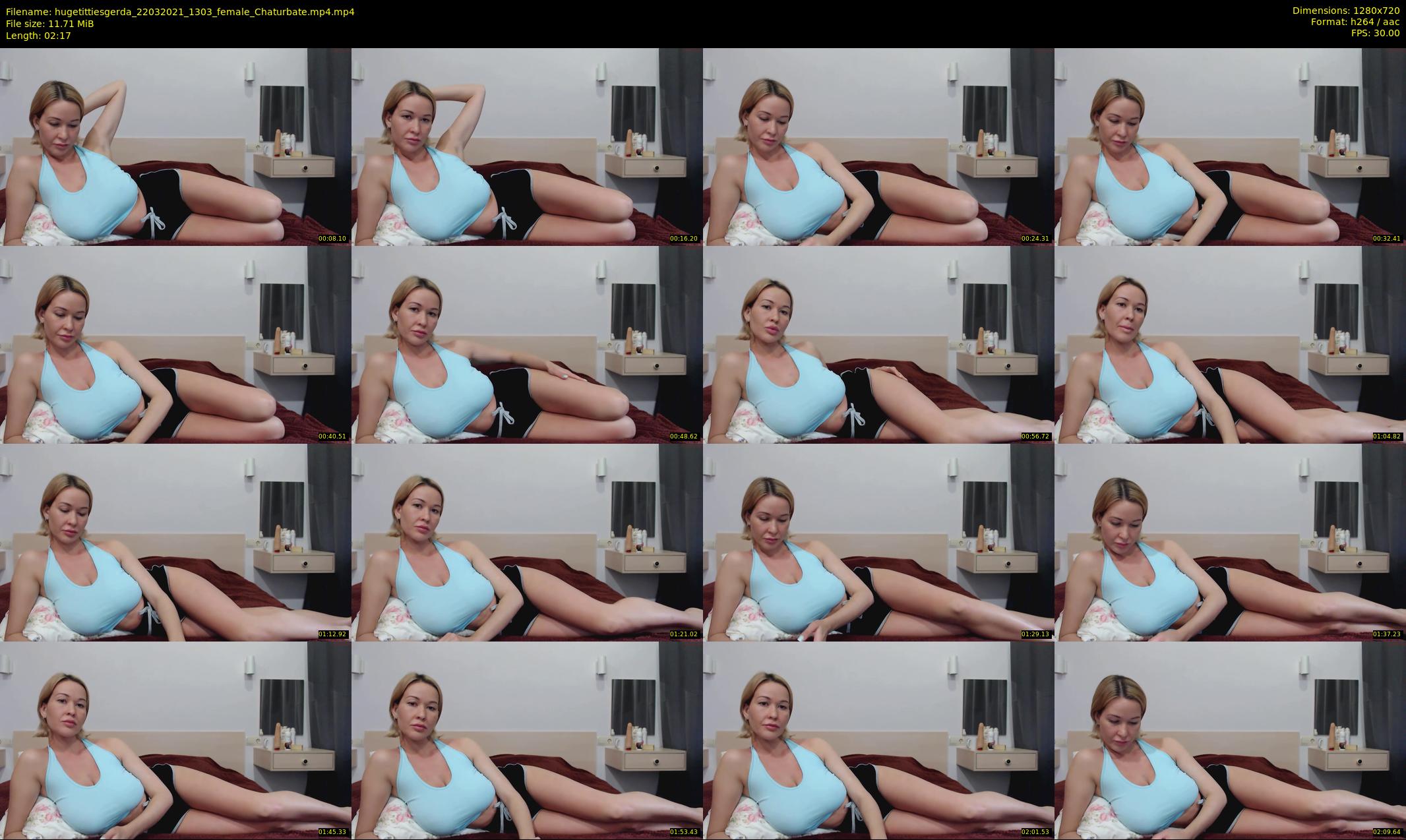hugetittiesgerda — 3 minute Chaturbate female cam show recording, 720p, Mar 22, 2021