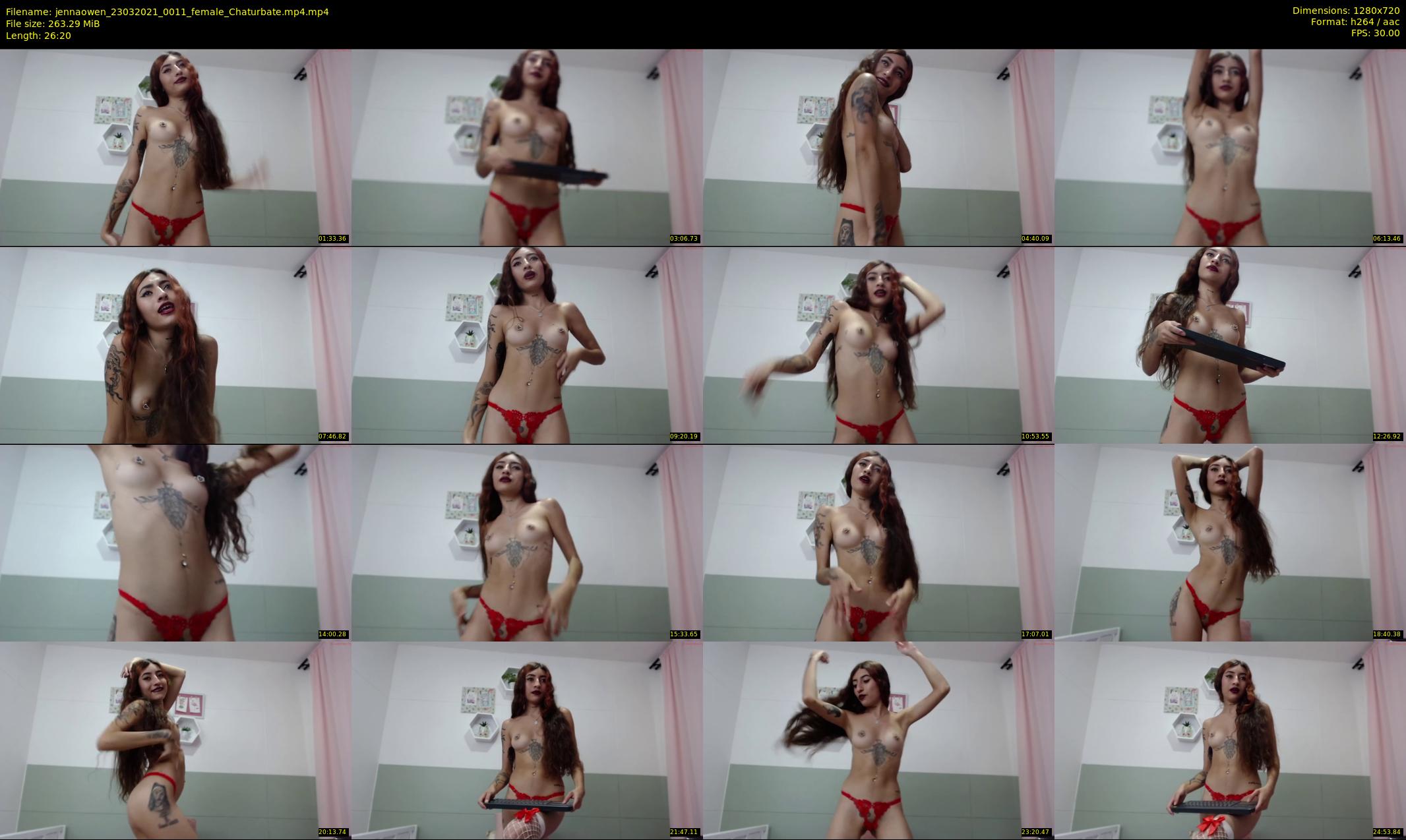 jennaowen — 27 minute Chaturbate female cam show recording, 720p, Mar 23, 2021