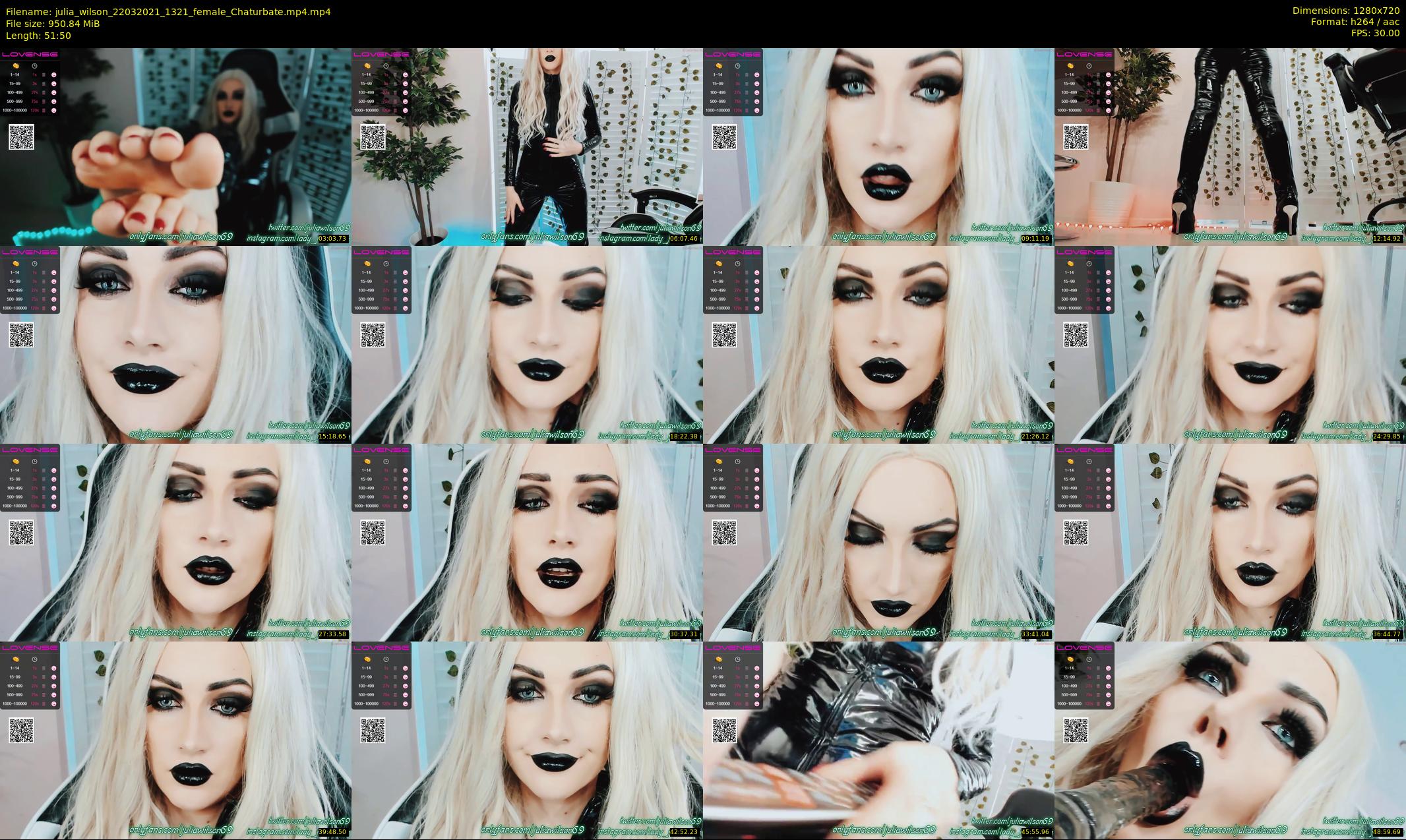 julia_wilson — 52 minute Chaturbate female cam show recording, 720p, Mar 22, 2021