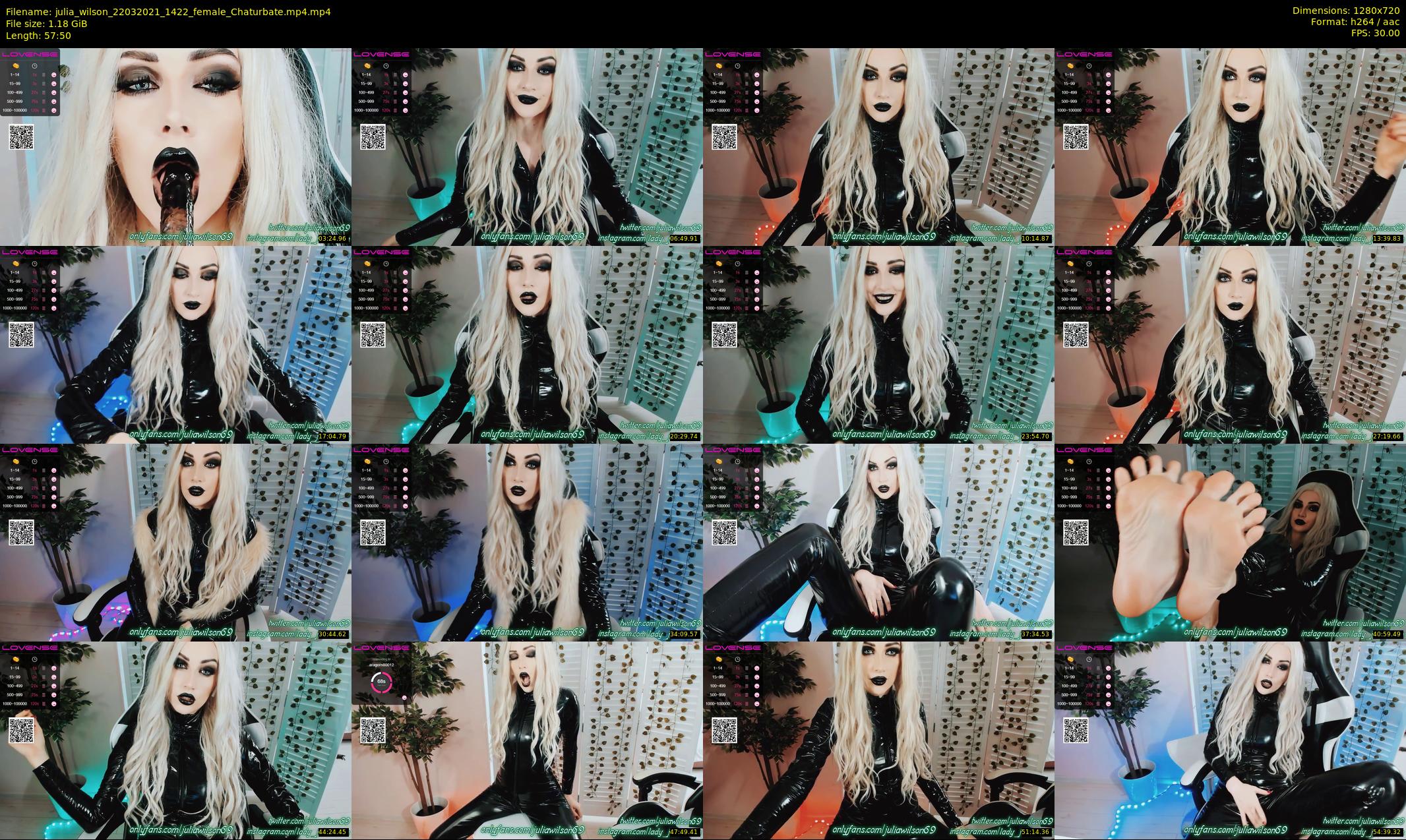 julia_wilson — 58 minute Chaturbate female cam show recording, 720p, Mar 22, 2021