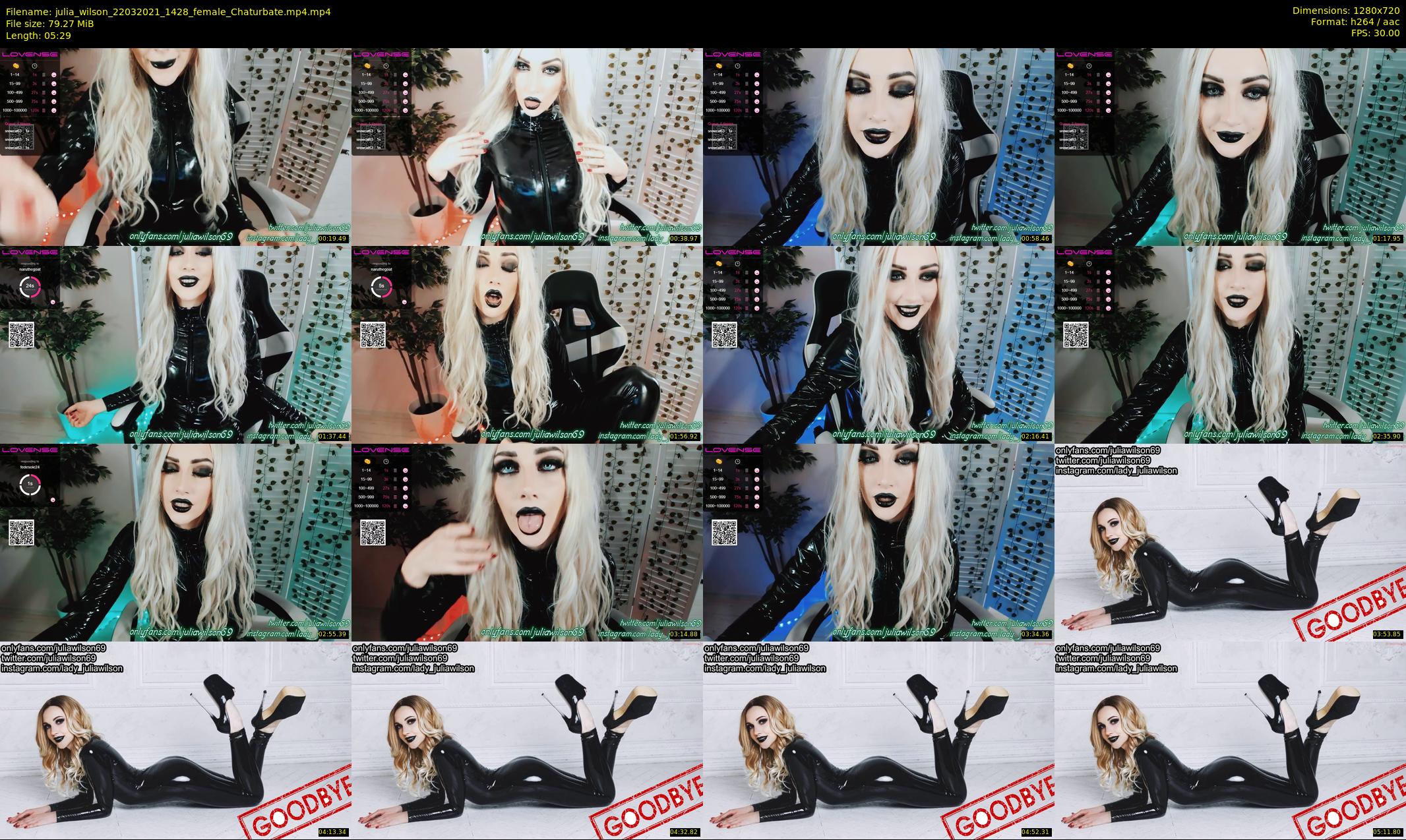 julia_wilson — 6 minute Chaturbate female cam show recording, 720p, Mar 22, 2021