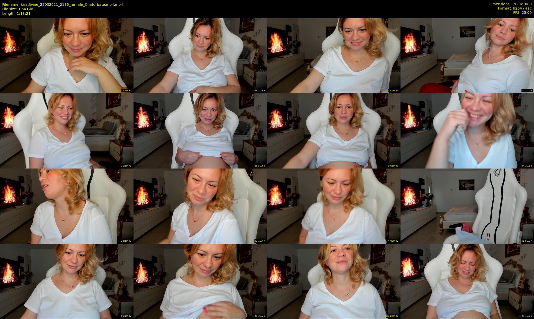 kiradivine — 74 minute Chaturbate female cam show recording, 1080p, Mar 22, 2021
