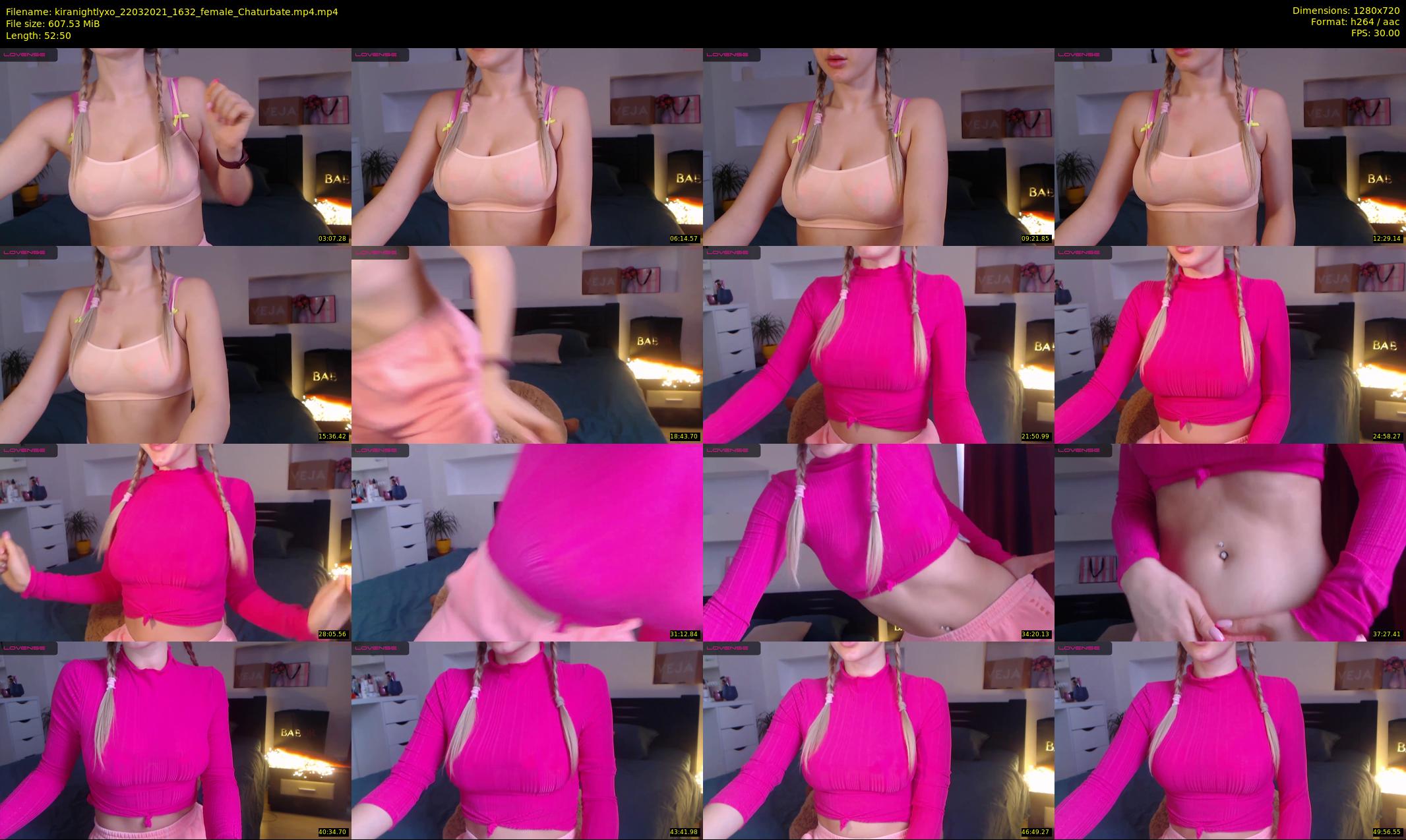 kiranightlyxo — 53 minute Chaturbate female cam show recording, 720p, Mar 22, 2021