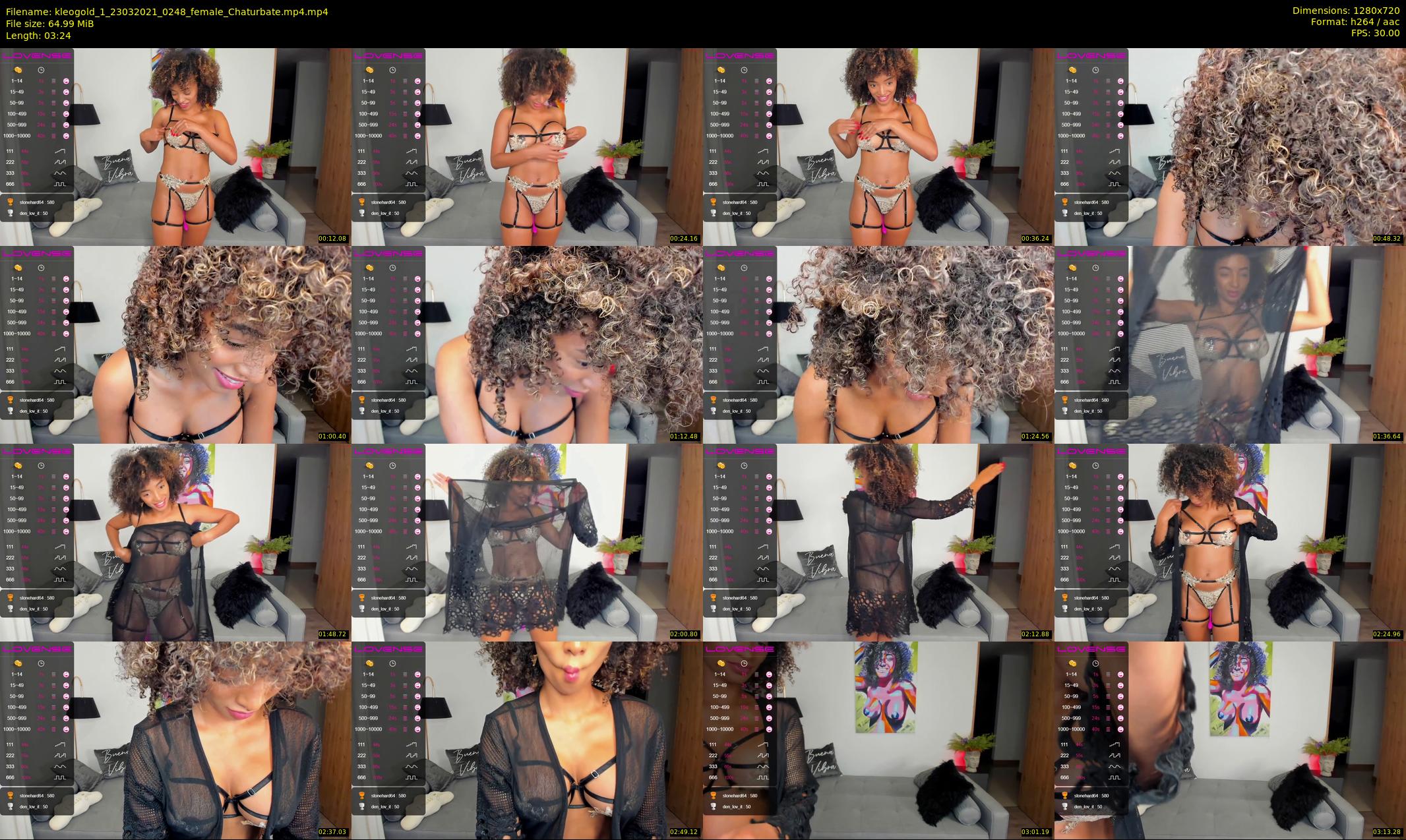 kleogold_1 — 4 minute Chaturbate female cam show recording, 720p, Mar 23, 2021