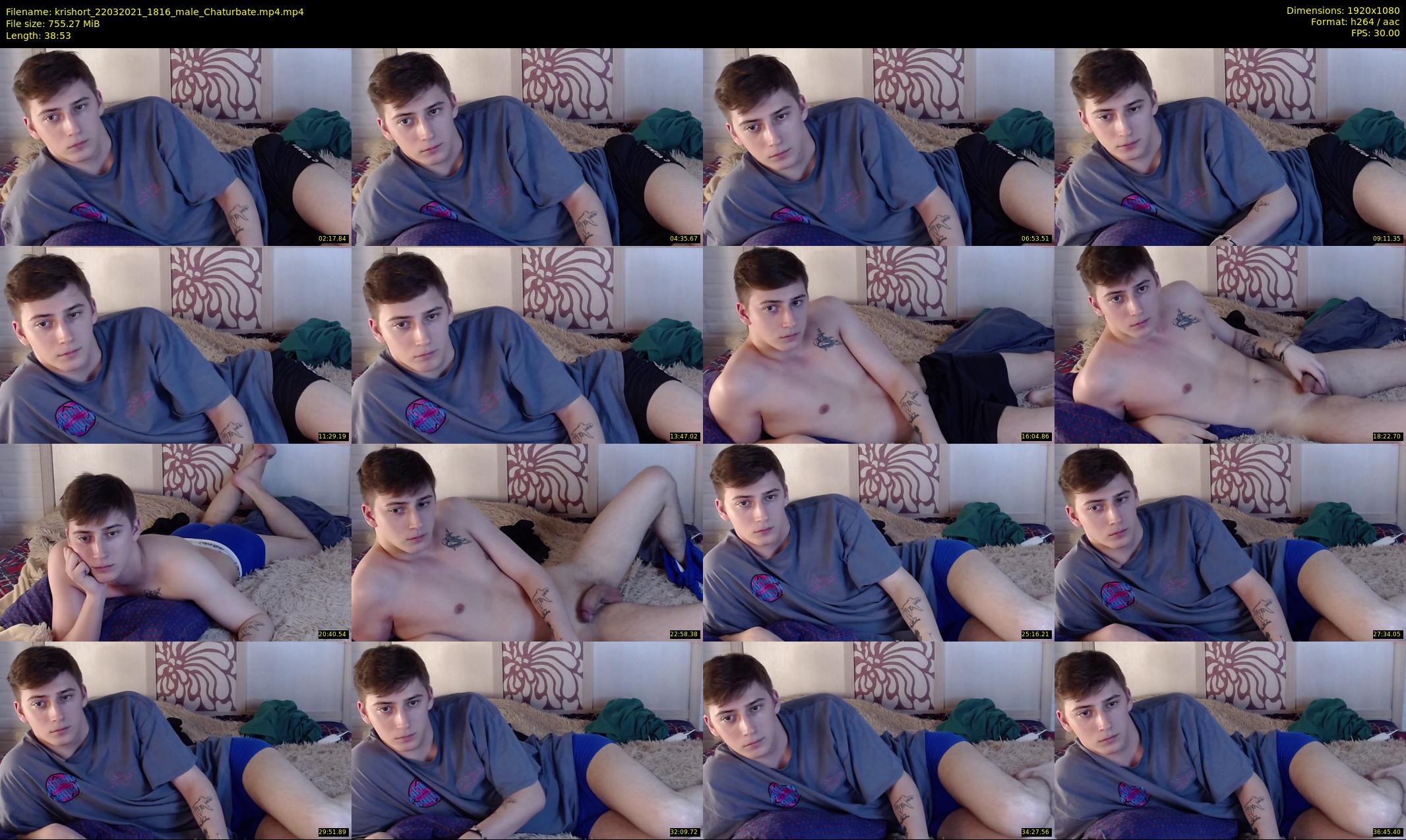 krishort — 39 minute Chaturbate male cam show recording, 1080p, Mar 22, 2021