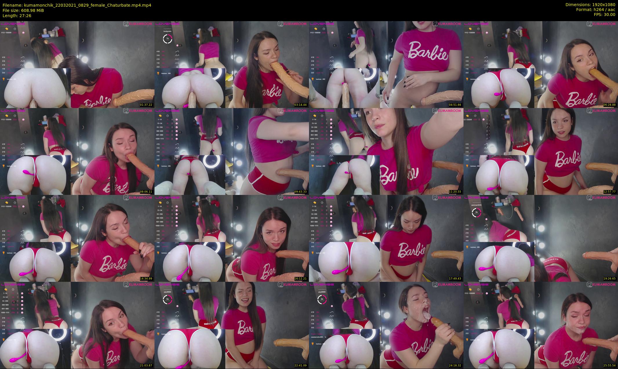 kumamonchik — 28 minute Chaturbate couple cam show recording, 1080p, Mar 22, 2021