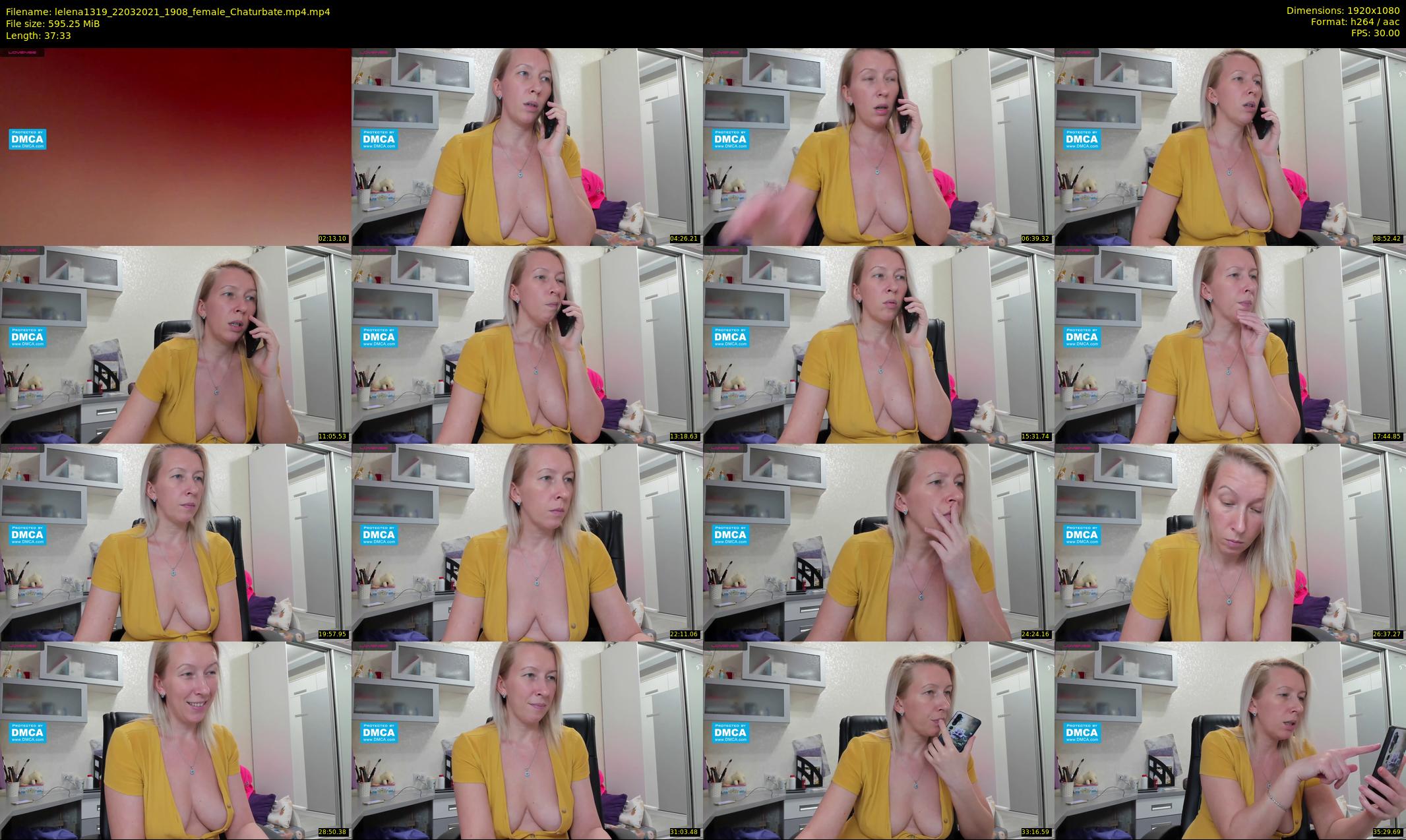 lelena1319 — 38 minute Chaturbate female cam show recording, 1080p, Mar 22, 2021