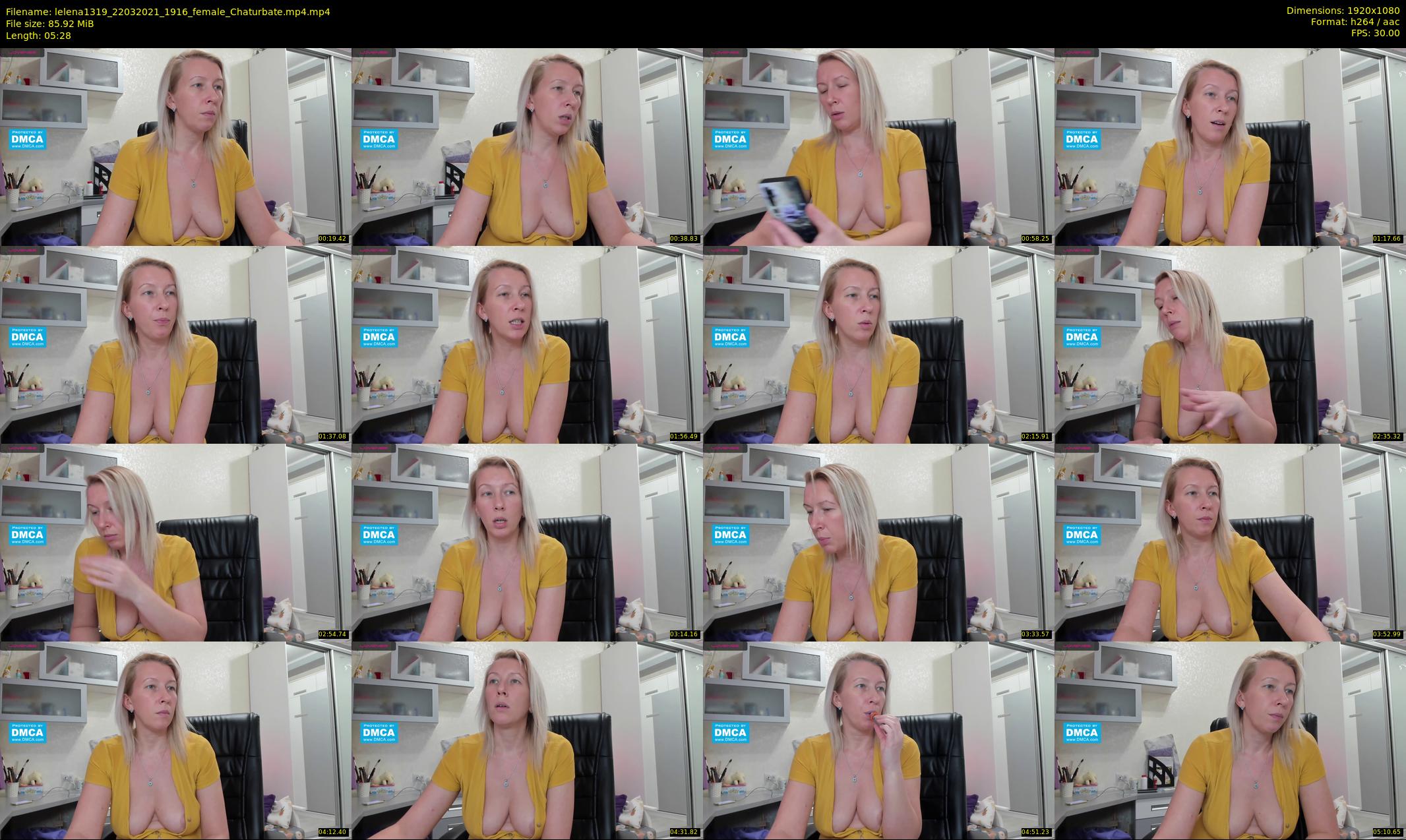 lelena1319 — 6 minute Chaturbate female cam show recording, 1080p, Mar 22, 2021