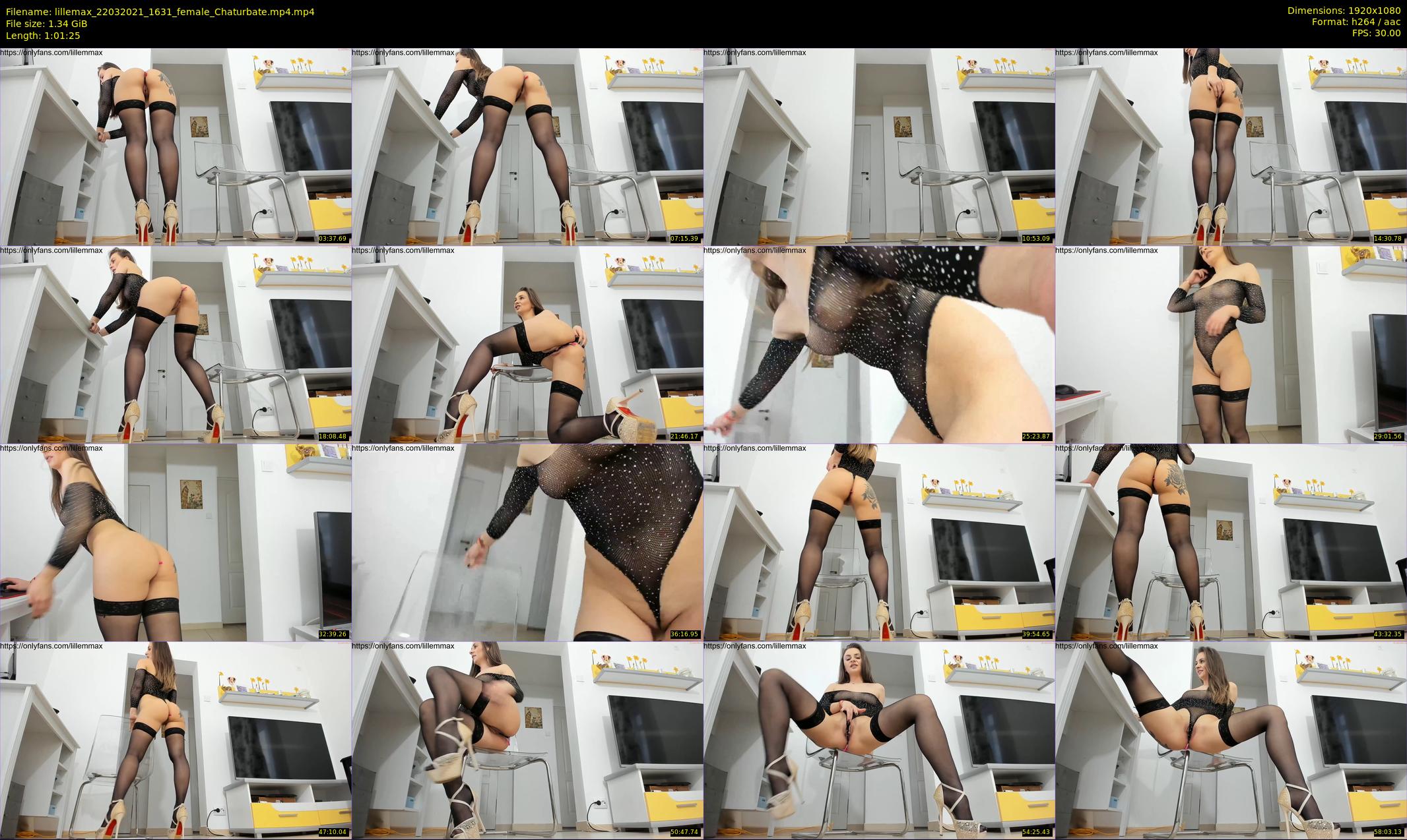 lillemax — 62 minute Chaturbate female cam show recording, 1080p, Mar 22, 2021
