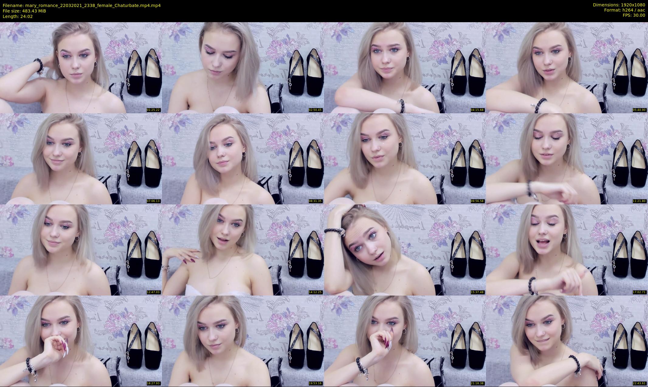 mary_romance — 25 minute Chaturbate female cam show recording, 1080p, Mar 22, 2021