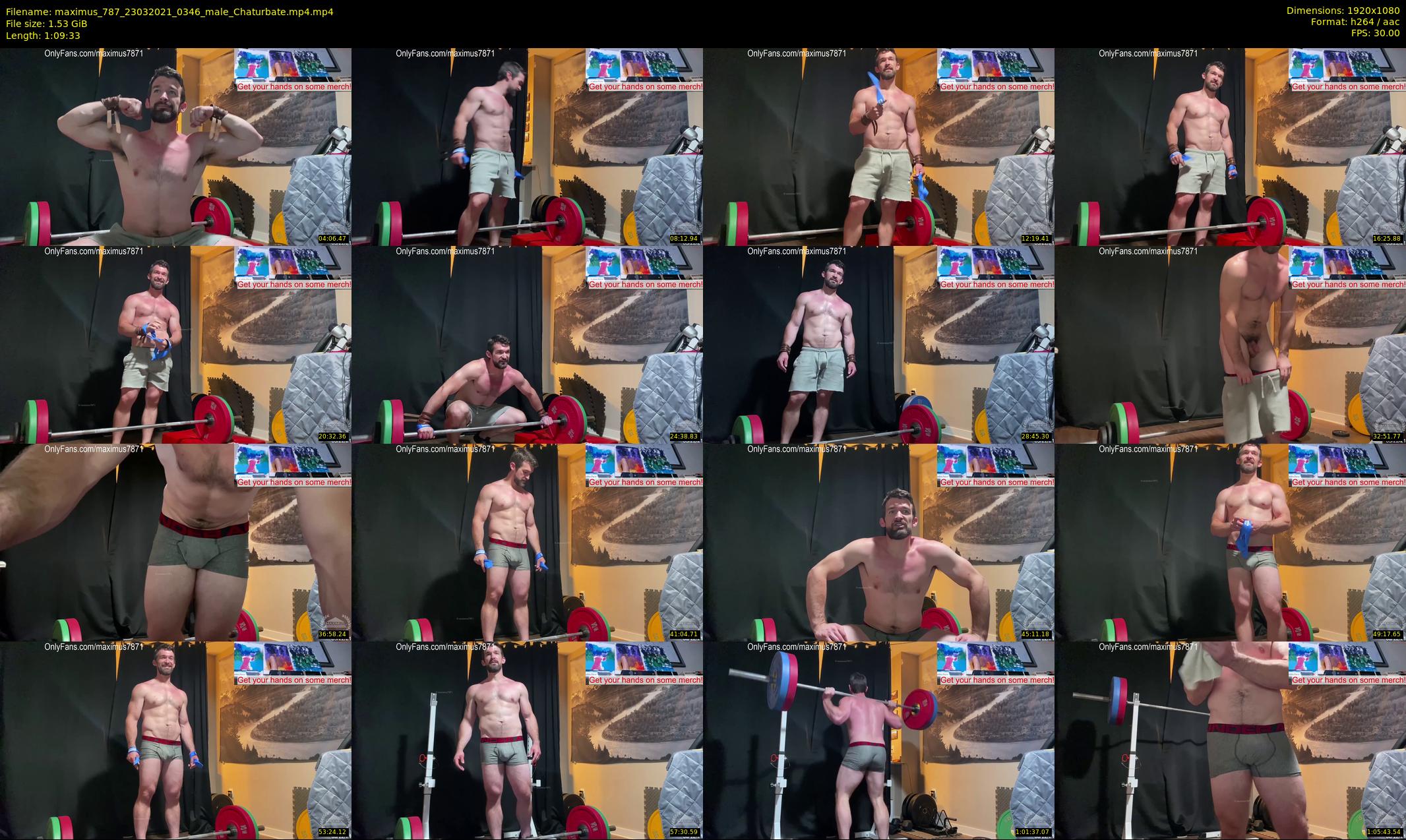 maximus_787 — 70 minute Chaturbate male cam show recording, 1080p, Mar 23, 2021