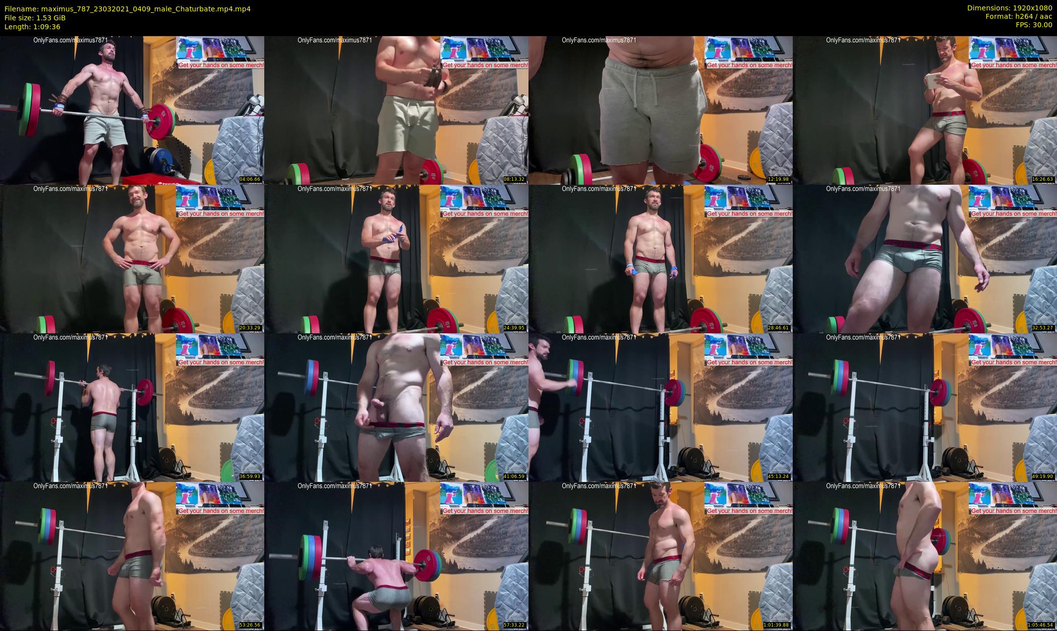 maximus_787 — 70 minute Chaturbate male cam show recording, 1080p, Mar 23, 2021