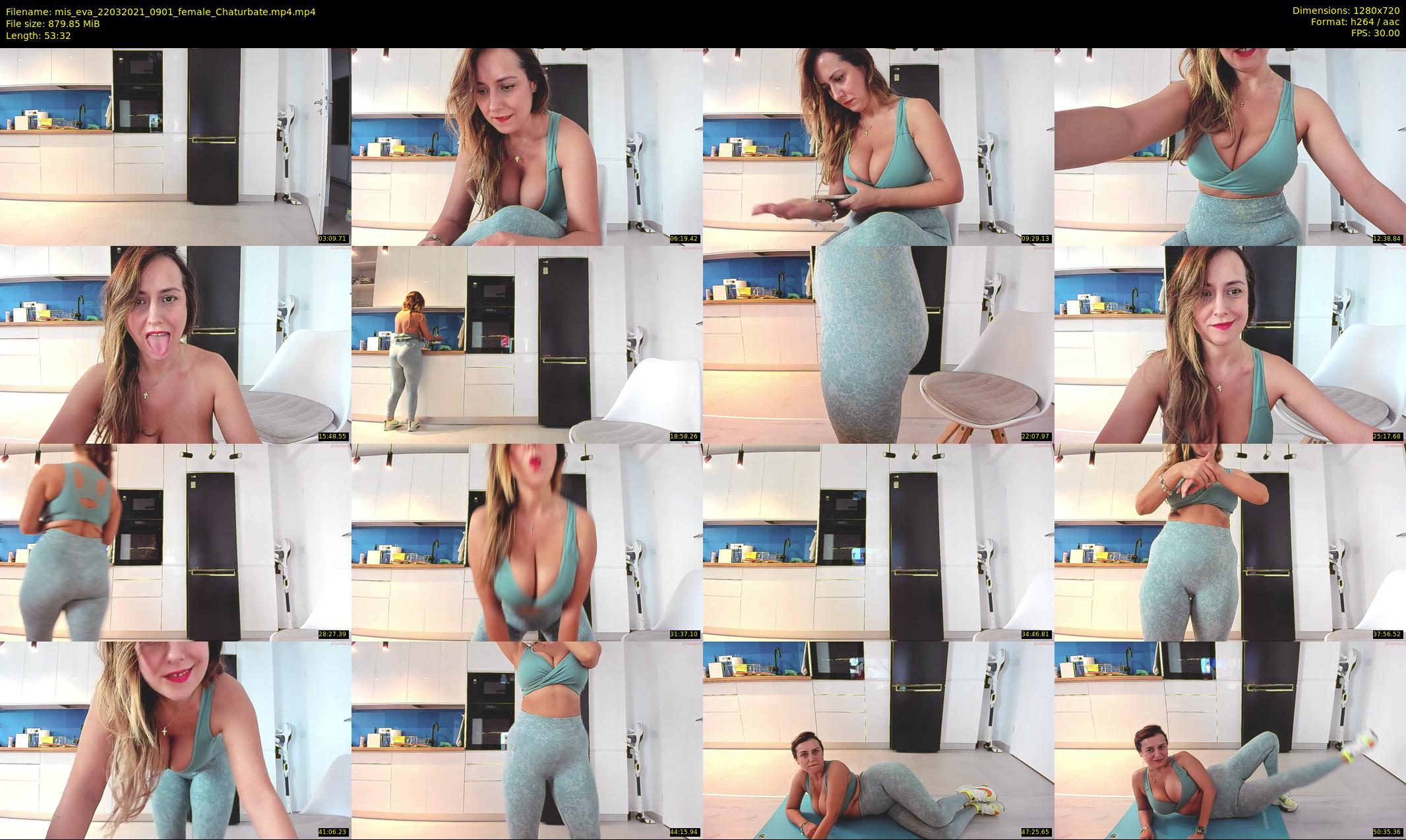 mis_eva — 54 minute Chaturbate female cam show recording, 720p, Mar 22, 2021