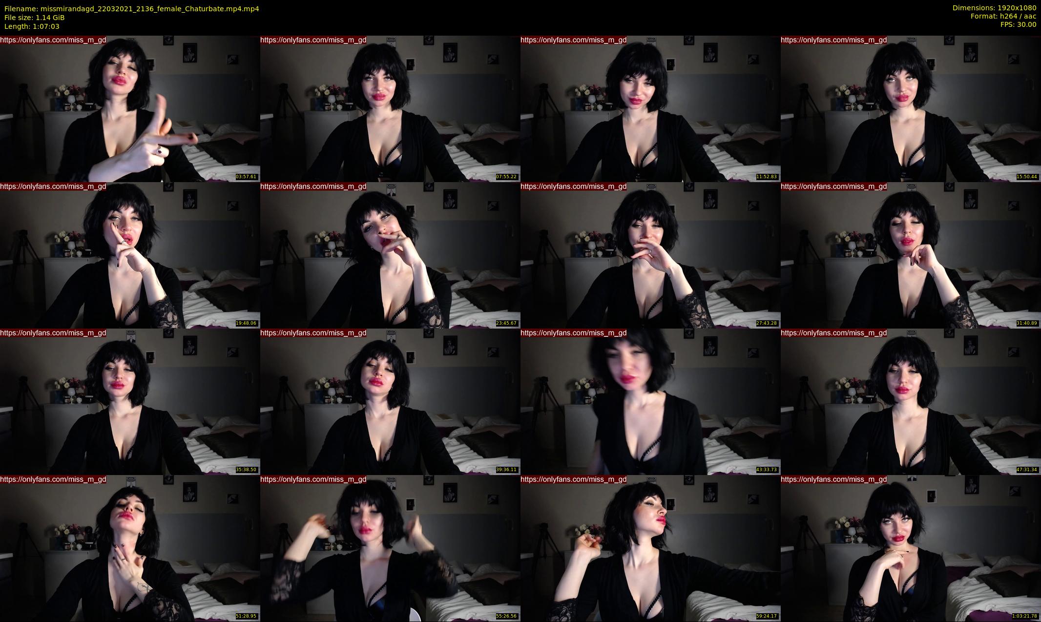 missmirandagd — 68 minute Chaturbate female cam show recording, 1080p, Mar 22, 2021
