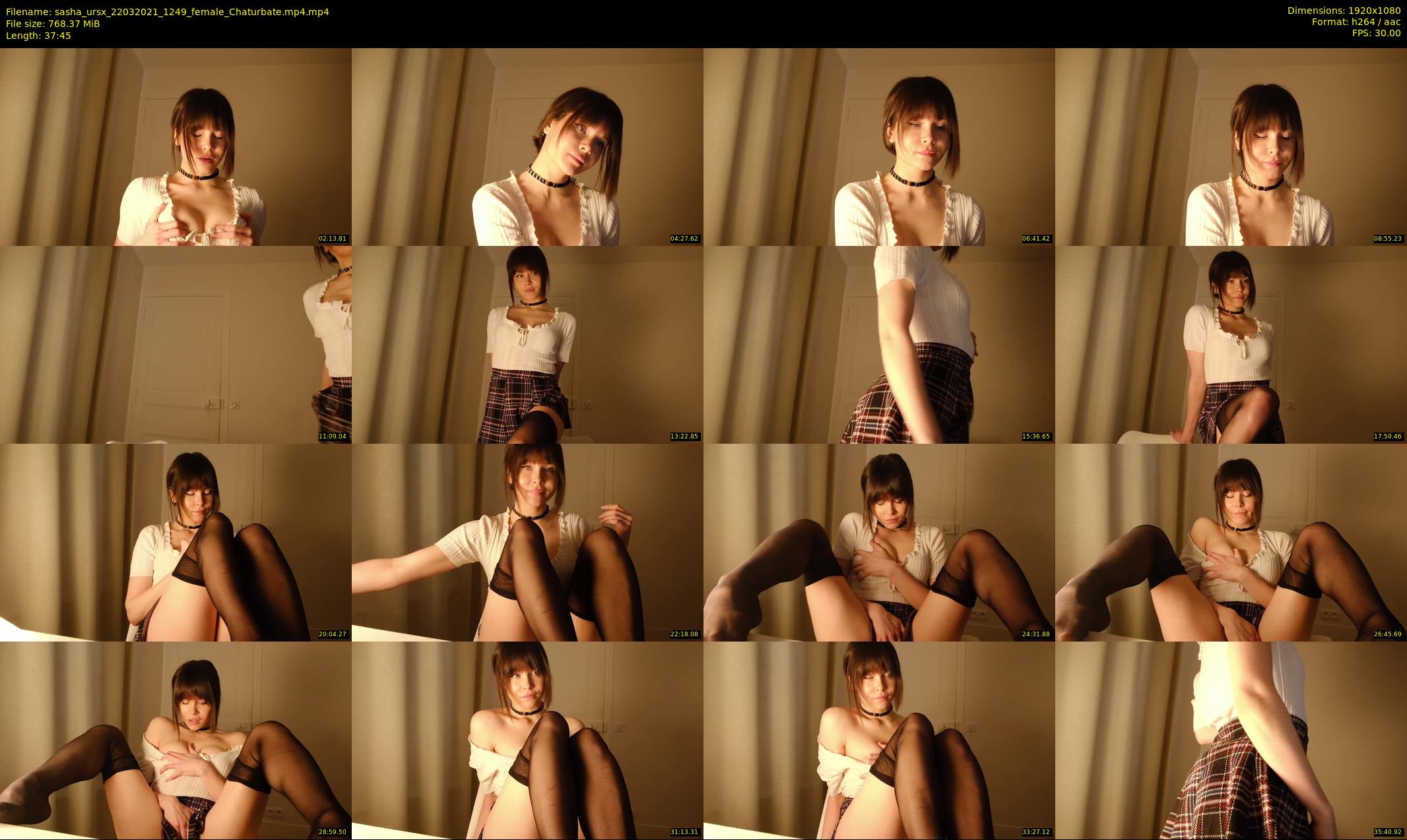 sasha_ursx — 38 minute Chaturbate female cam show recording, 1080p, Mar 22, 2021