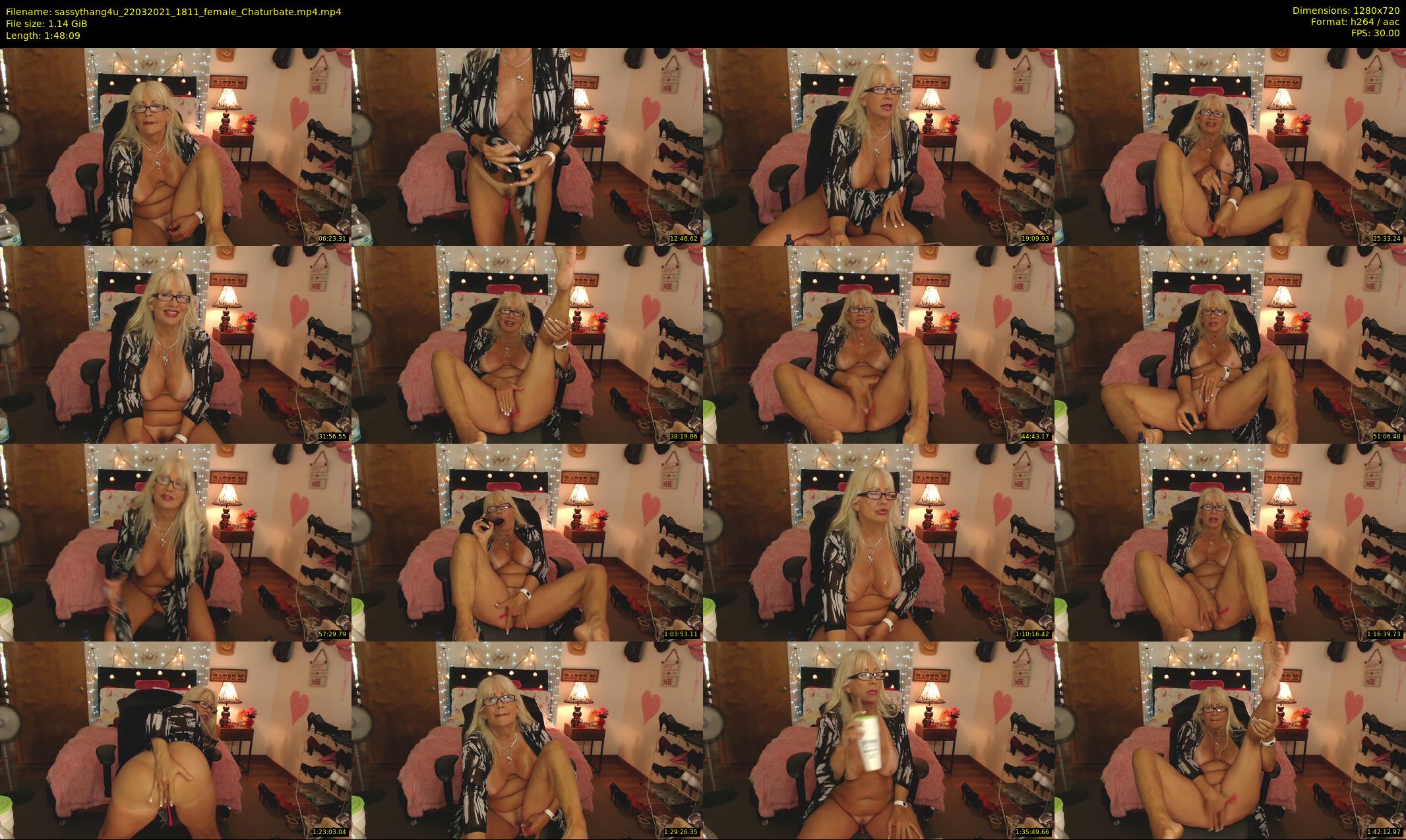 sassythang4u — 109 minute Chaturbate female cam show recording, 720p, Mar 22, 2021