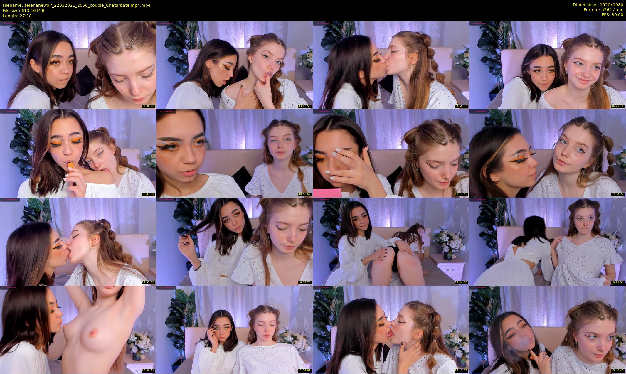 selenanewolf — 28 minute Chaturbate couple cam show recording, 1080p, Mar 22, 2021