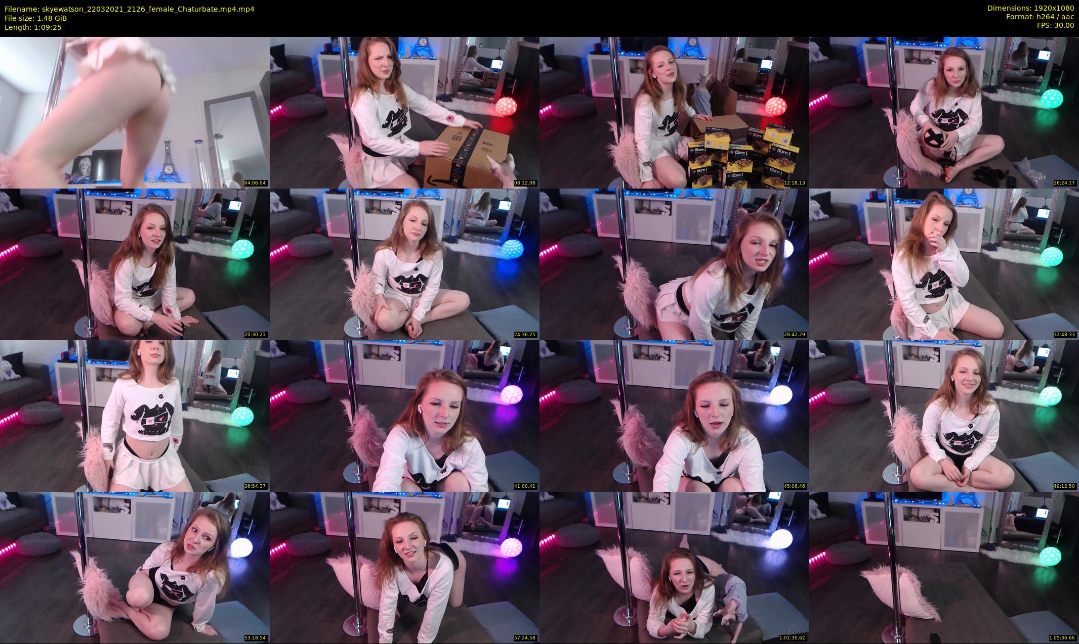 skyewatson — 70 minute Chaturbate female cam show recording, 1080p, Mar 22, 2021