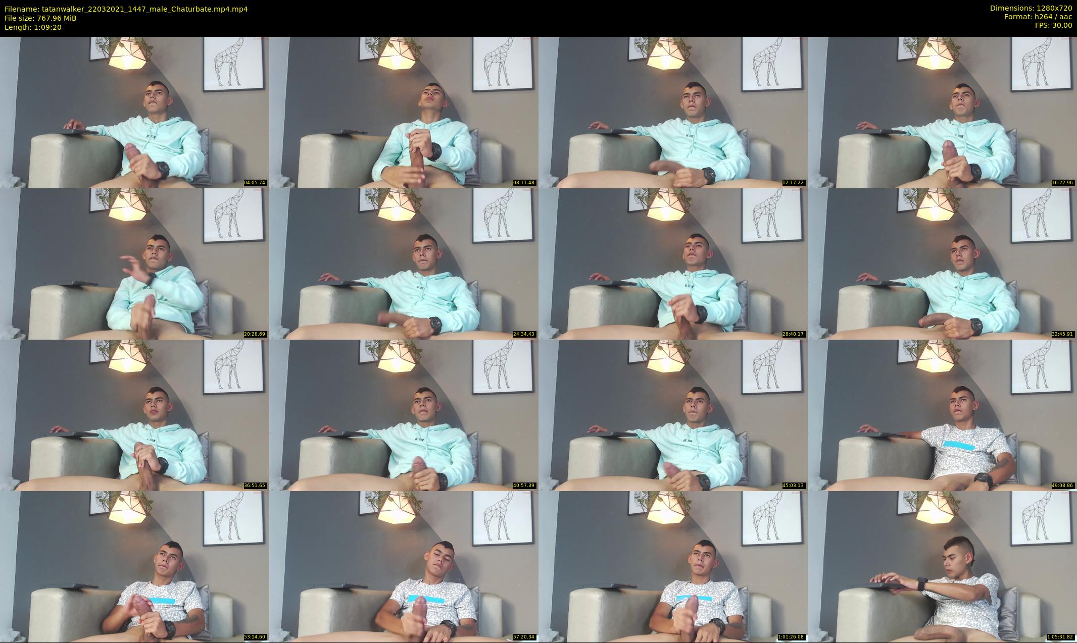 tatanwalker — 70 minute Chaturbate male cam show recording, 720p, Mar 22, 2021