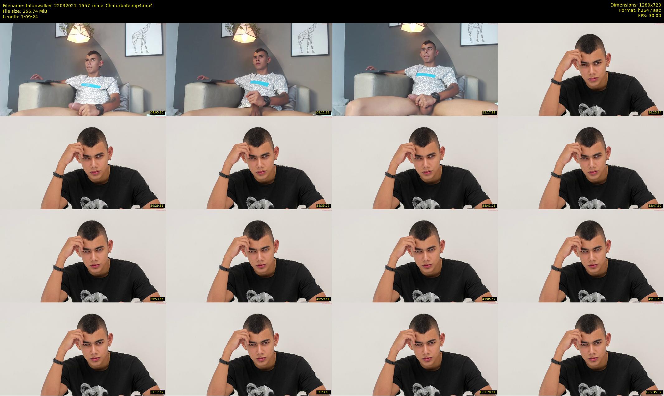 tatanwalker — 70 minute Chaturbate male cam show recording, 720p, Mar 22, 2021