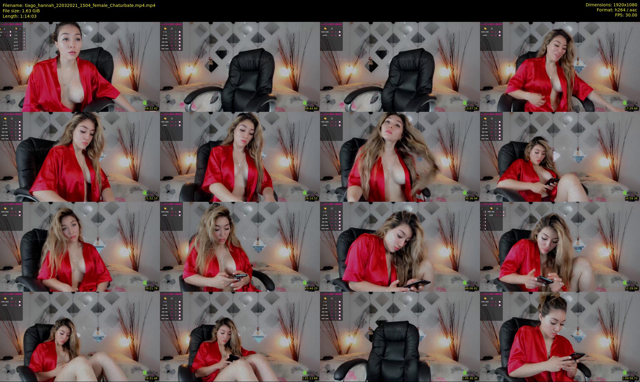 tiago_hannah — 75 minute Chaturbate couple cam show recording, 1080p, Mar 22, 2021