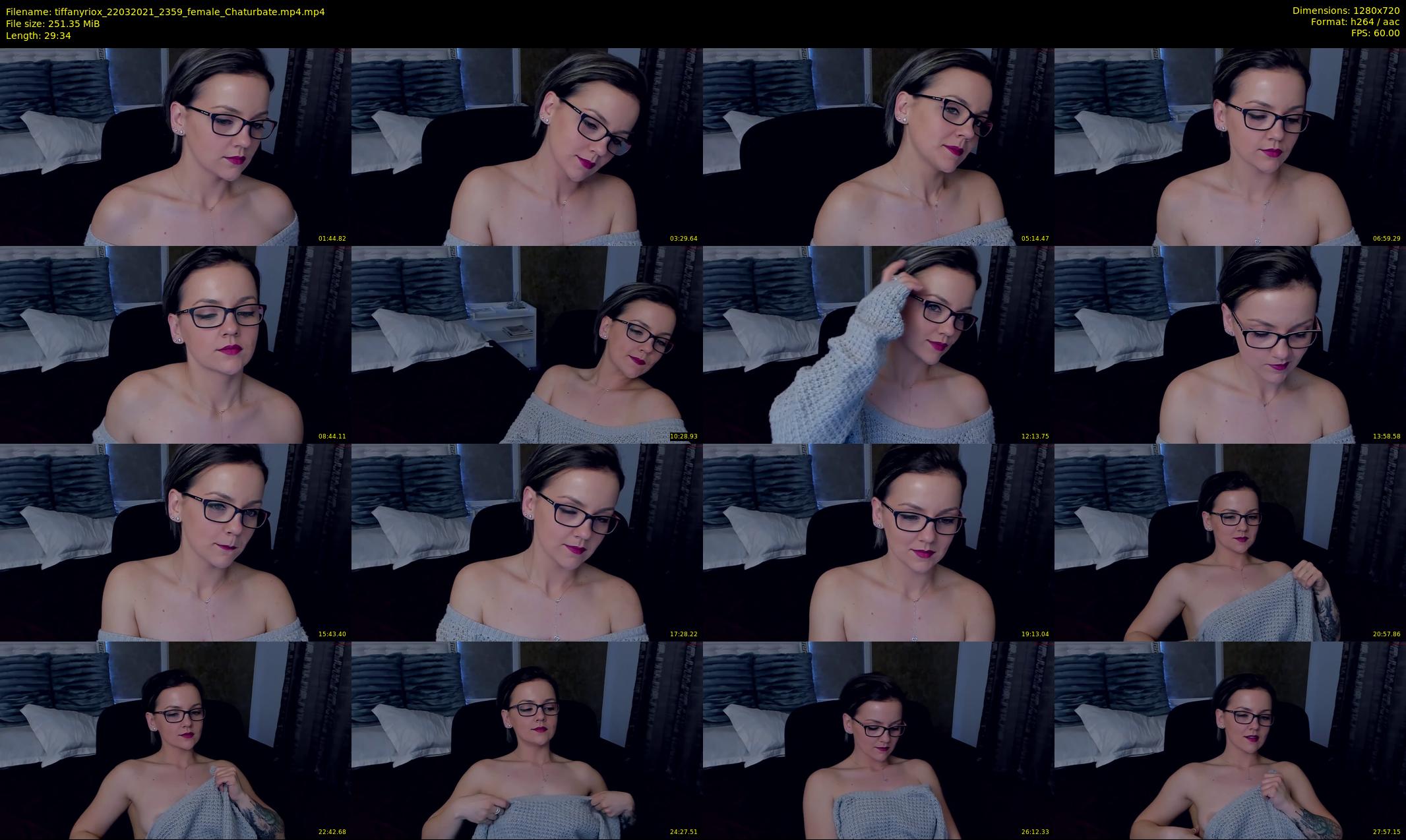 tiffanyriox — 30 minute Chaturbate female cam show recording, 720p, Mar 22, 2021