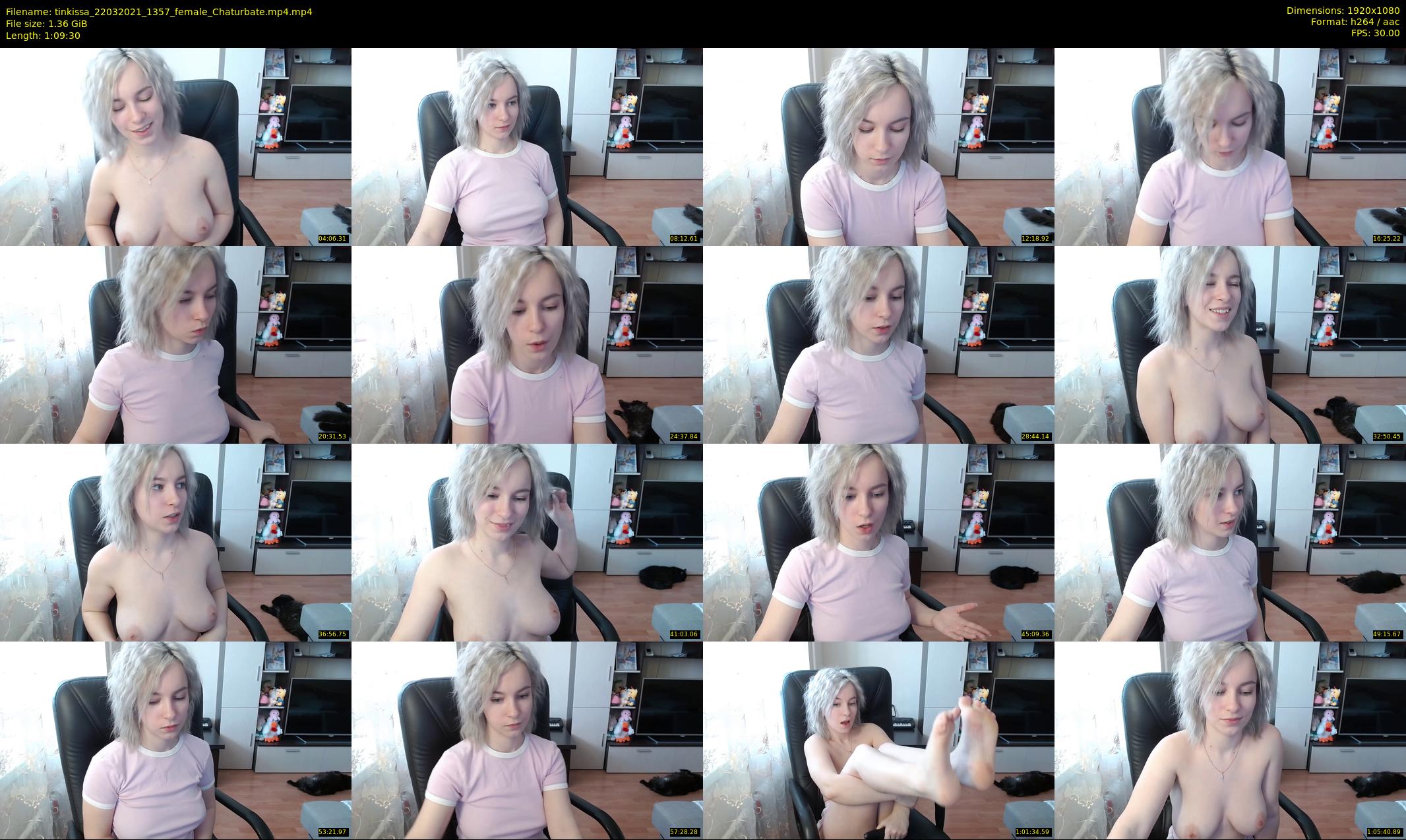 tinkissa — 70 minute Chaturbate couple cam show recording, 1080p, Mar 22, 2021