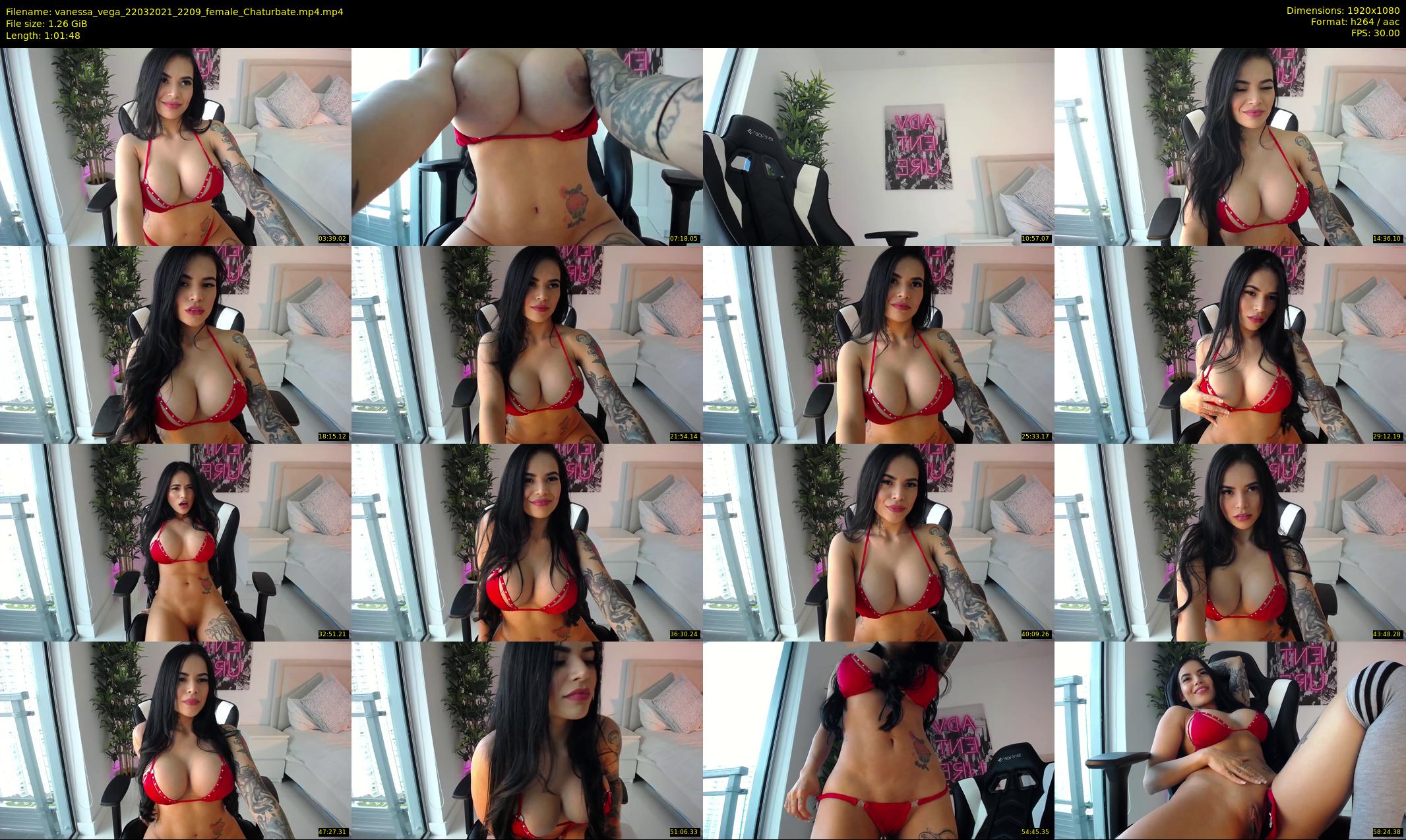 vanessa_vega — 62 minute Chaturbate female cam show recording, 1080p, Mar 22, 2021