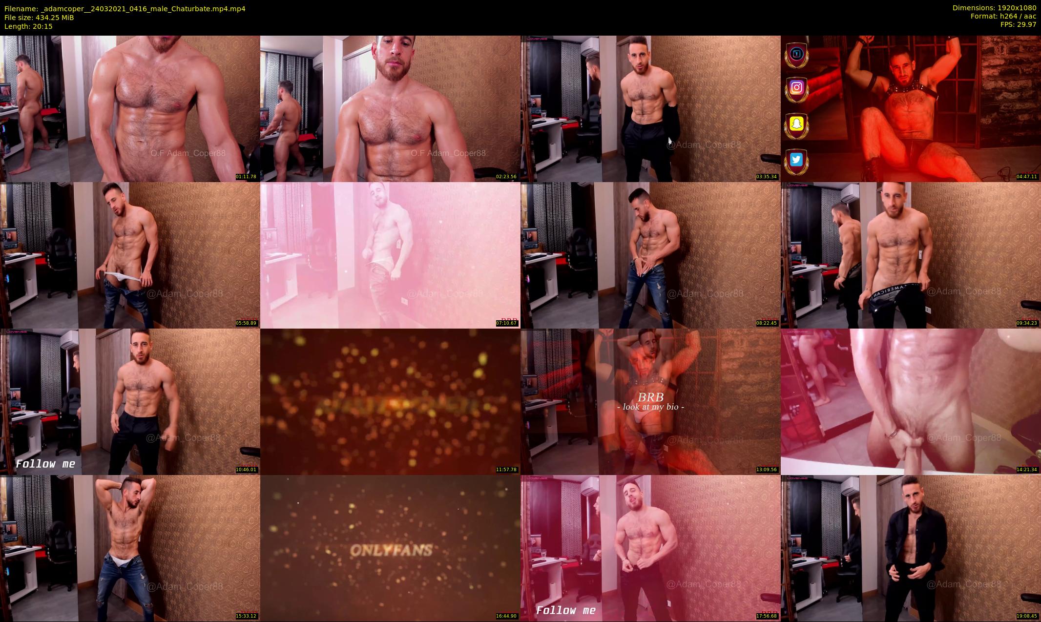 _adamcoper_ — 21 minute Chaturbate male cam show recording, 1080p, Mar 24, 2021