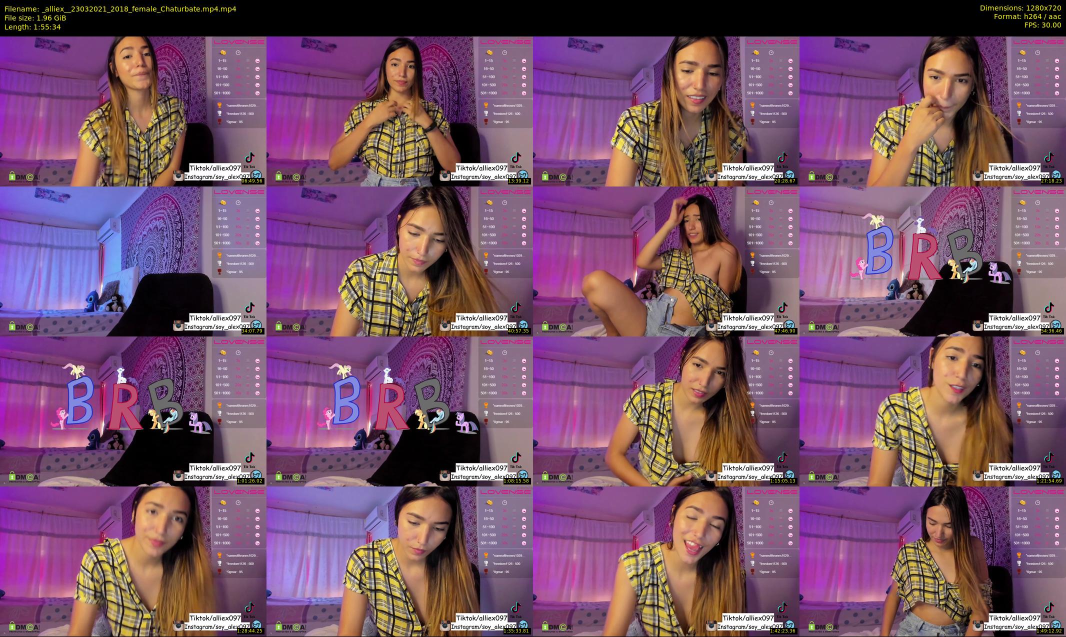 _alliex_ — 116 minute Chaturbate female cam show recording, 720p, Mar 23, 2021