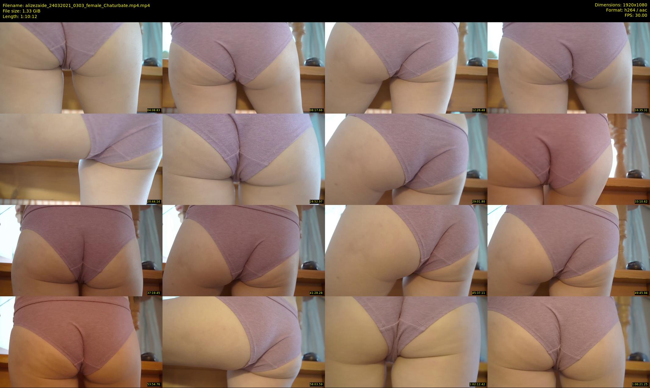 alizezaide — 71 minute Chaturbate female cam show recording, 1080p, Mar 24, 2021
