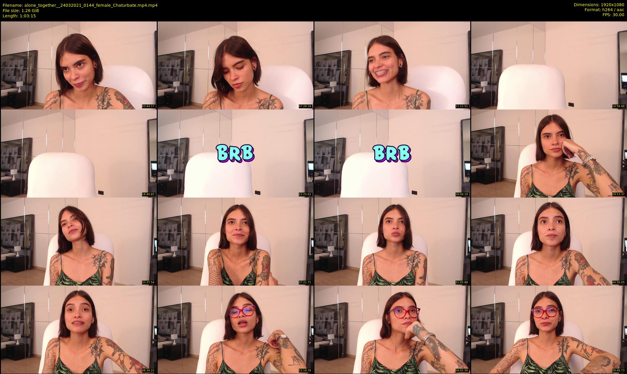alone_together_ — 64 minute Chaturbate female cam show recording, 1080p, Mar 24, 2021
