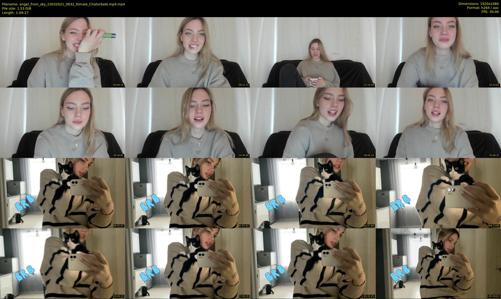 angel_from_sky — 70 minute Chaturbate female cam show recording, 1080p, Mar 23, 2021