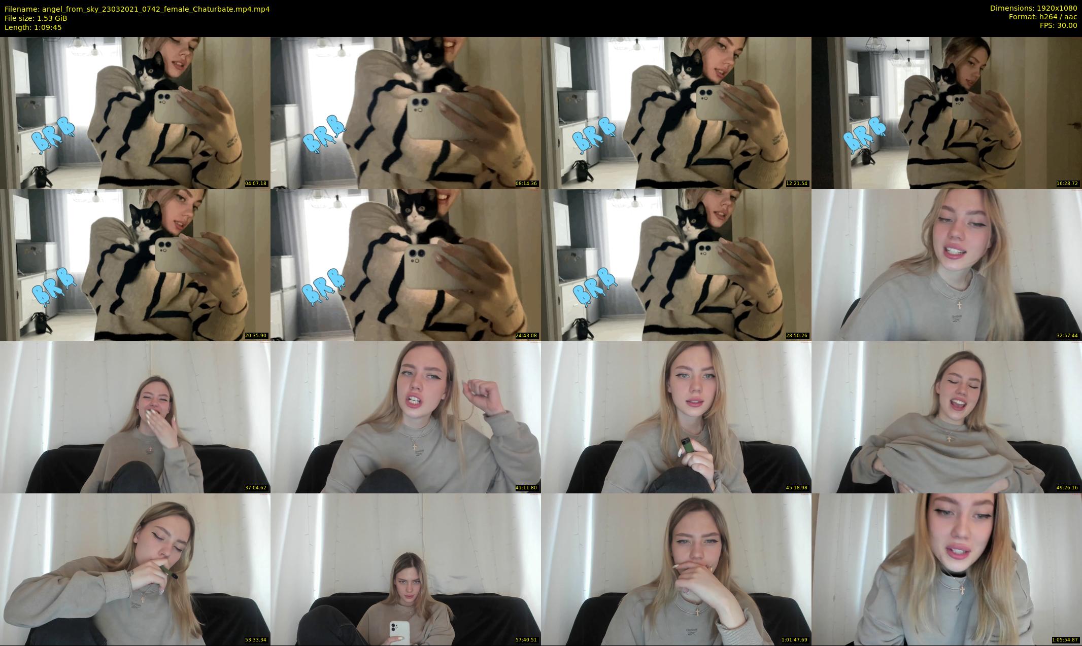 angel_from_sky — 70 minute Chaturbate female cam show recording, 1080p, Mar 23, 2021