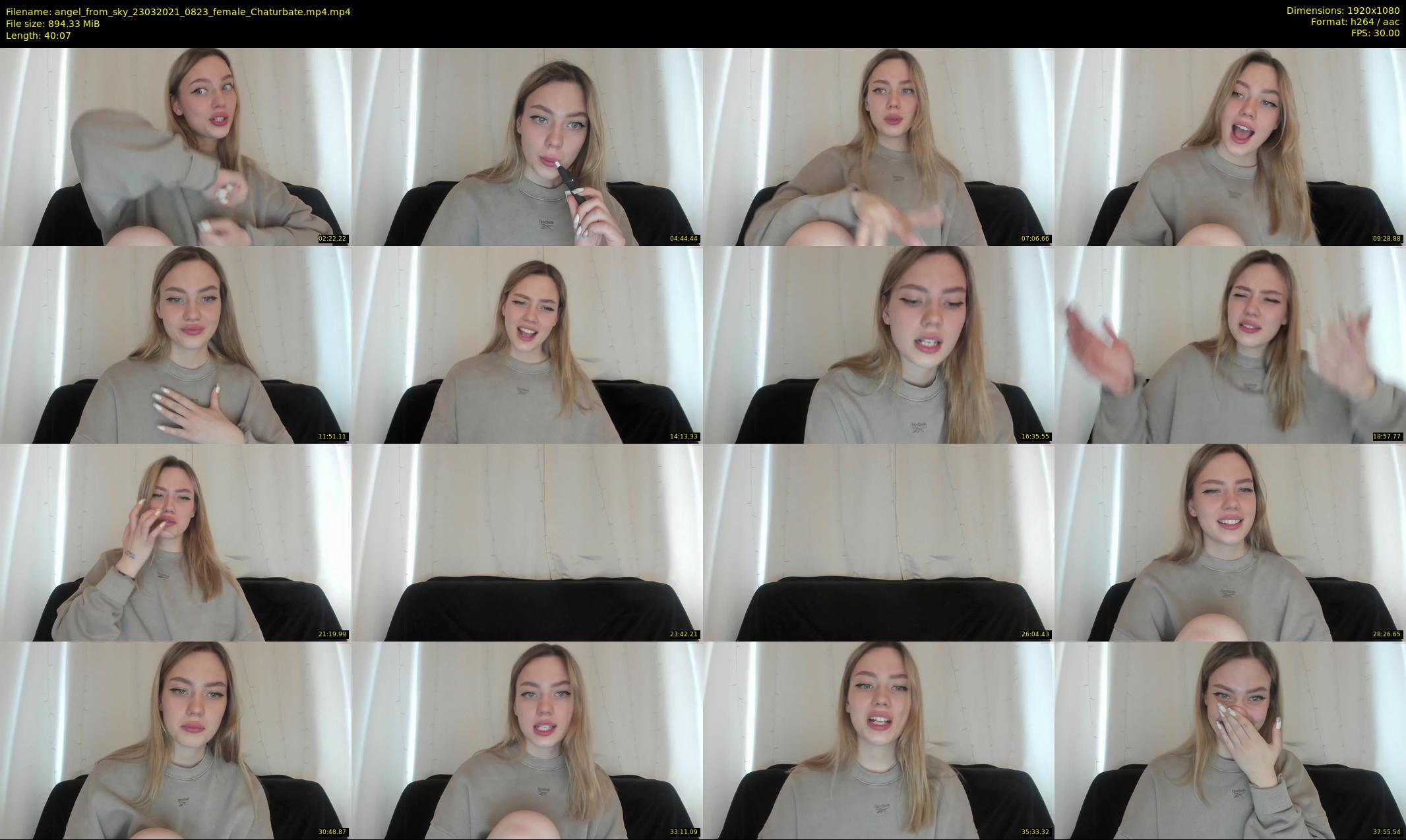 angel_from_sky — 41 minute Chaturbate female cam show recording, 1080p, Mar 23, 2021