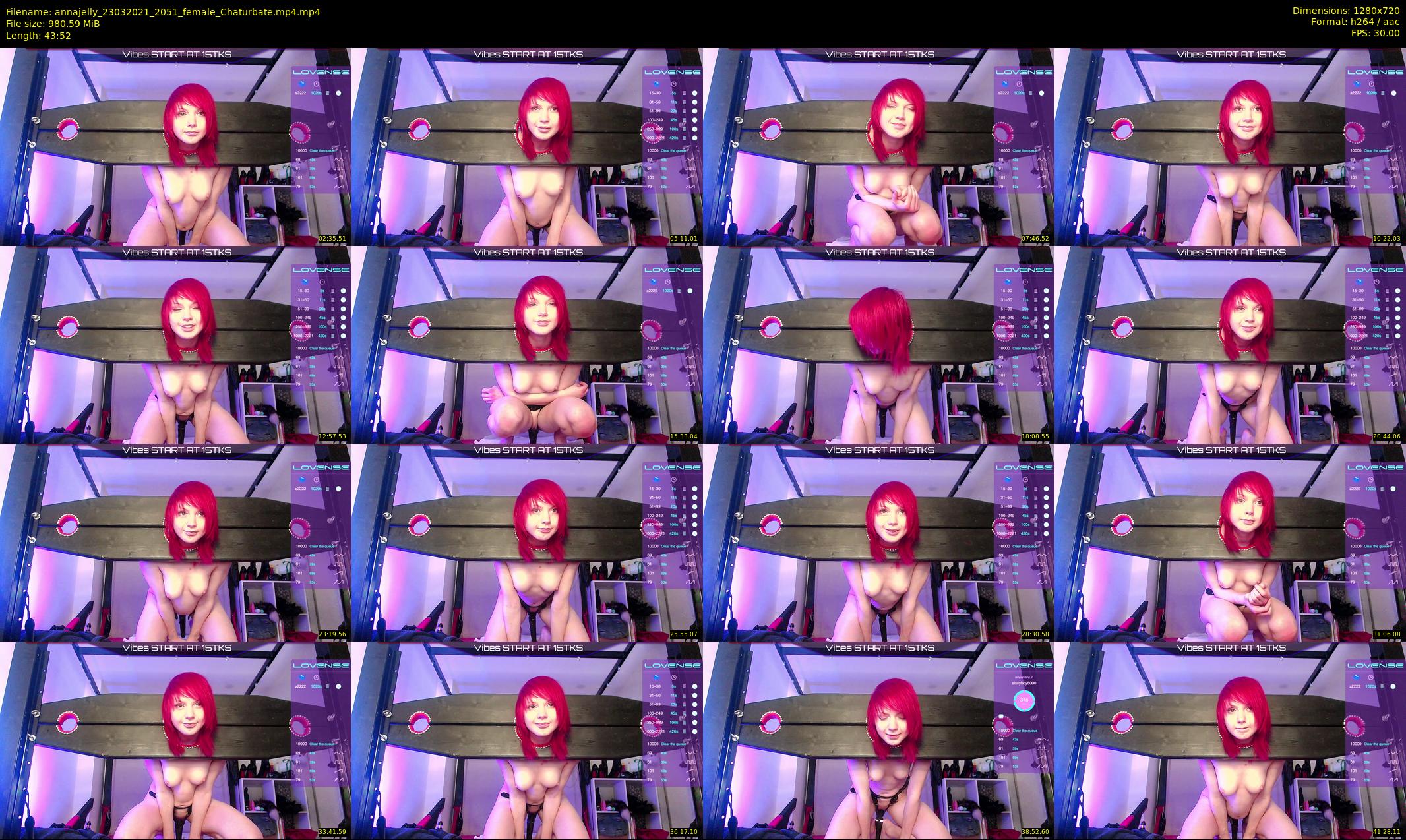 annajelly — 44 minute Chaturbate couple cam show recording, 720p, Mar 23, 2021