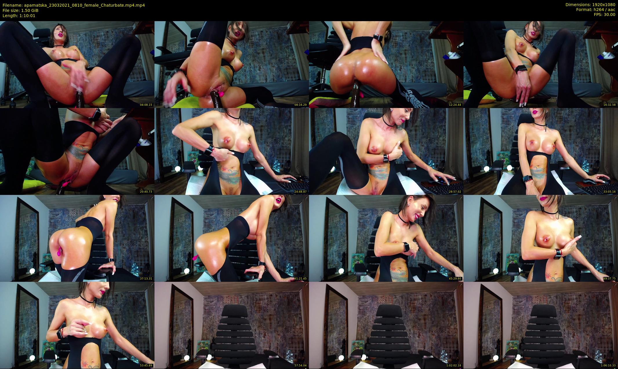 apamatska — 71 minute Chaturbate female cam show recording, 1080p, Mar 23, 2021