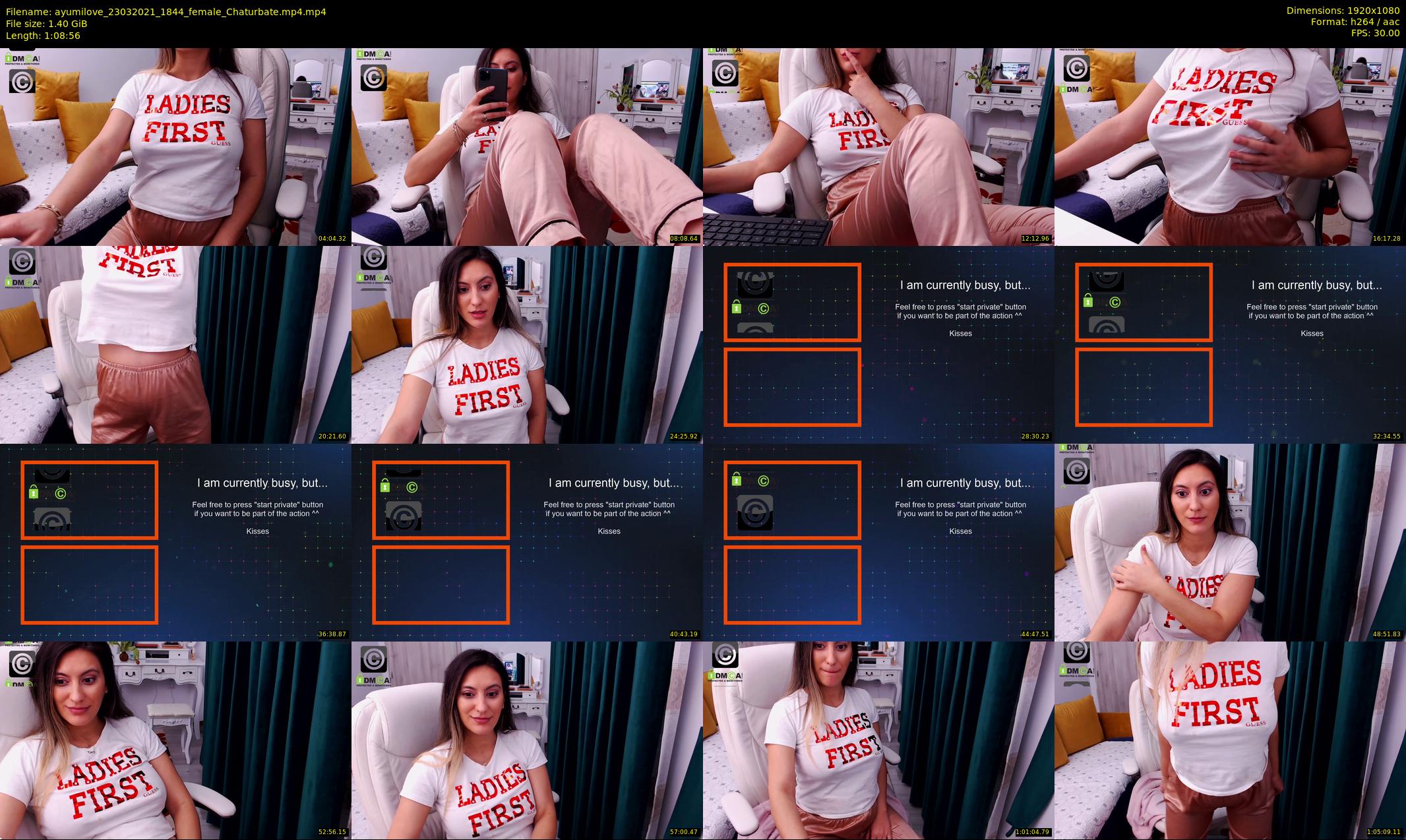 ayumilove — 69 minute Chaturbate female cam show recording, 1080p, Mar 23, 2021